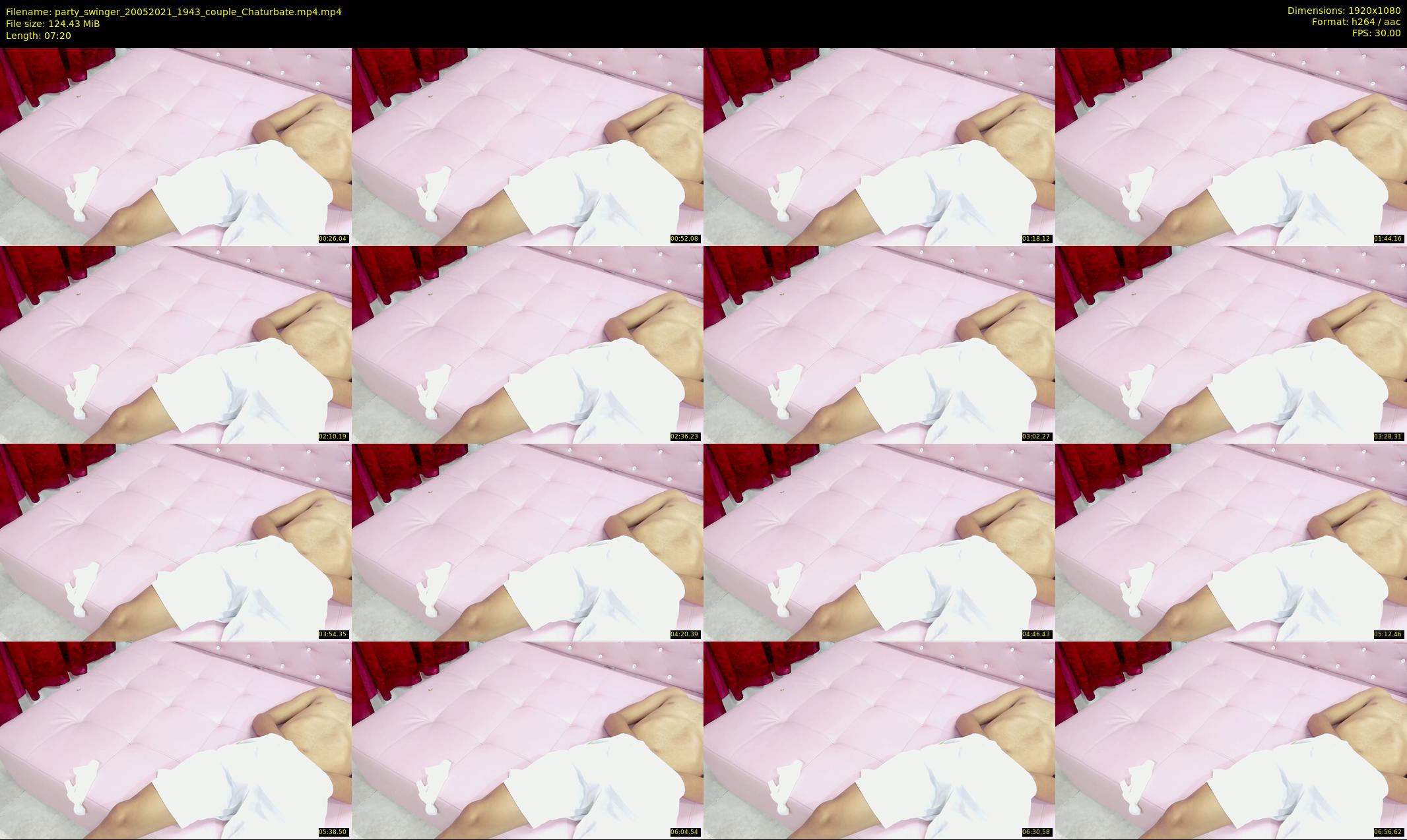 party_swinger — 8 minute Chaturbate couple cam show recording, 1080p, May 20, 2021