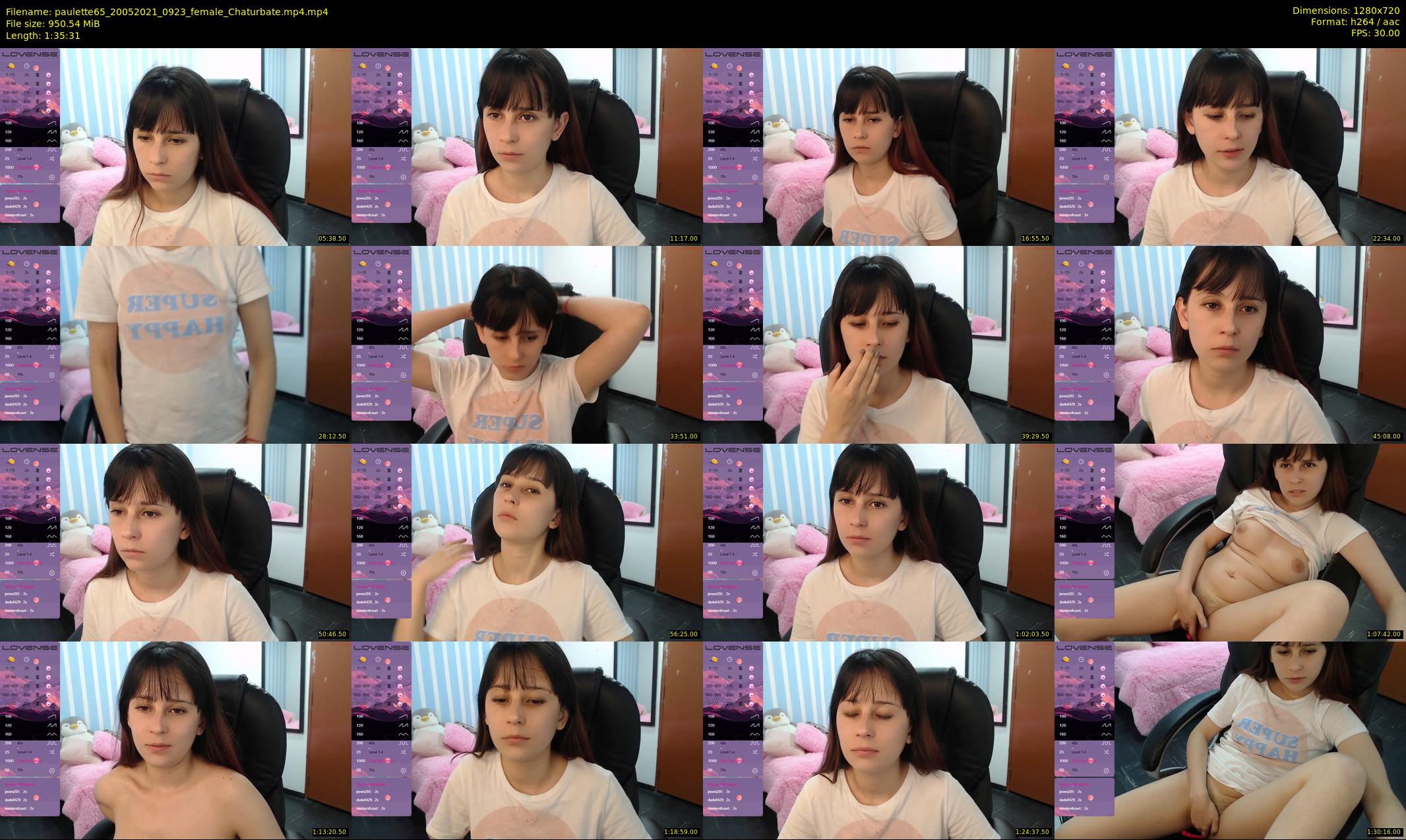 paulette65 — 96 minute Chaturbate female cam show recording, 720p, May 20, 2021