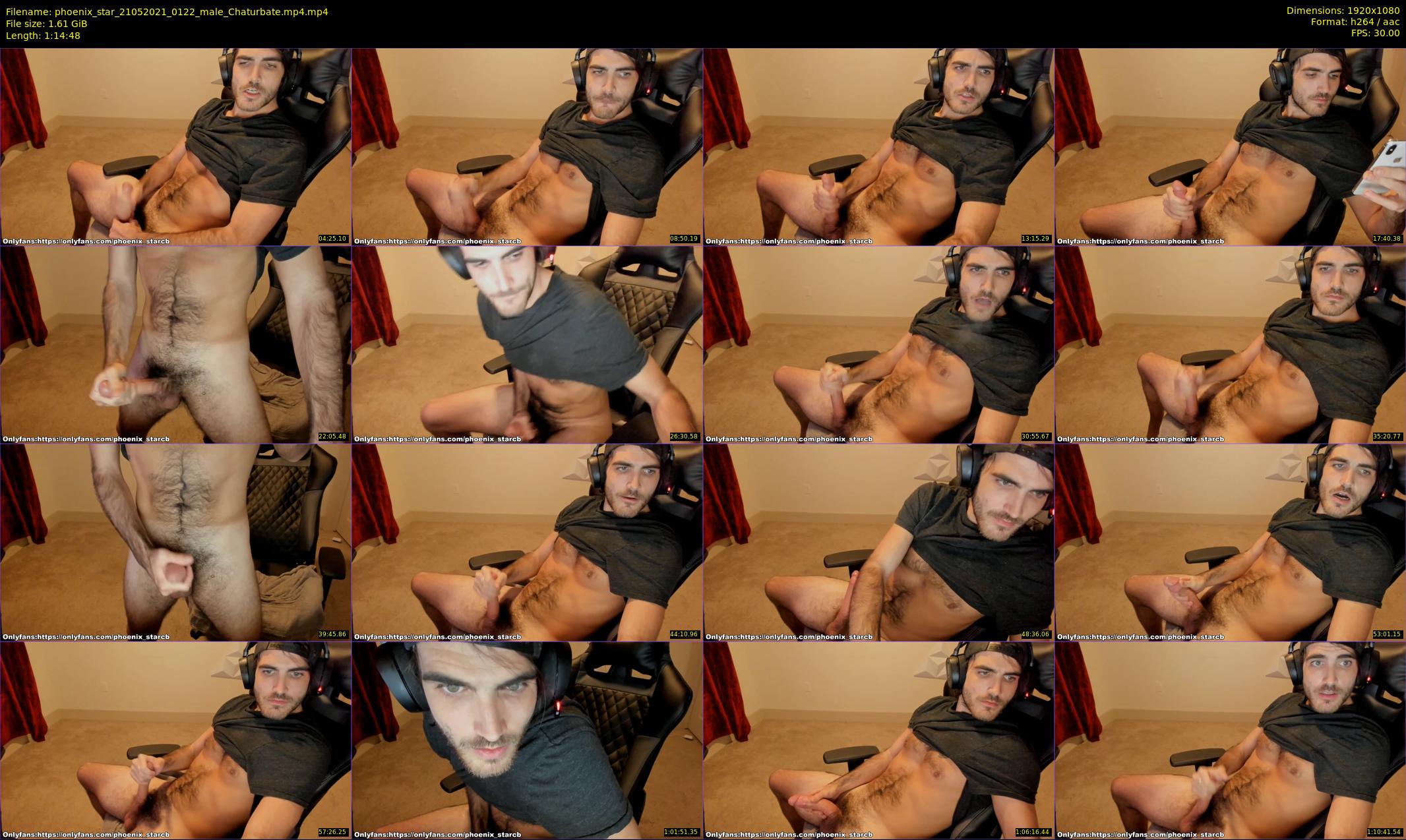 phoenix_star — 75 minute Chaturbate male cam show recording, 1080p, May 21, 2021