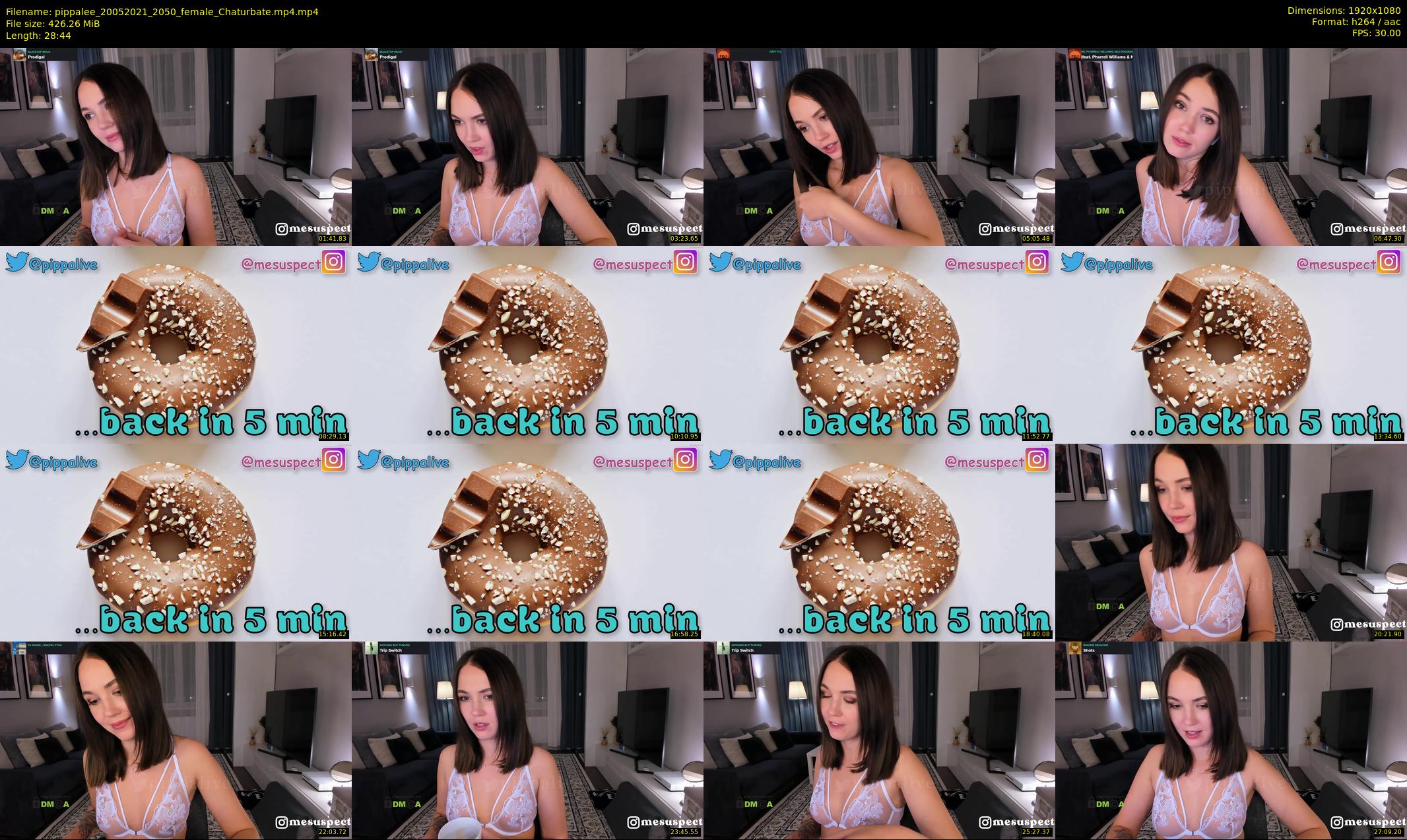 pippalee — 29 minute Chaturbate female cam show recording, 1080p, May 20, 2021
