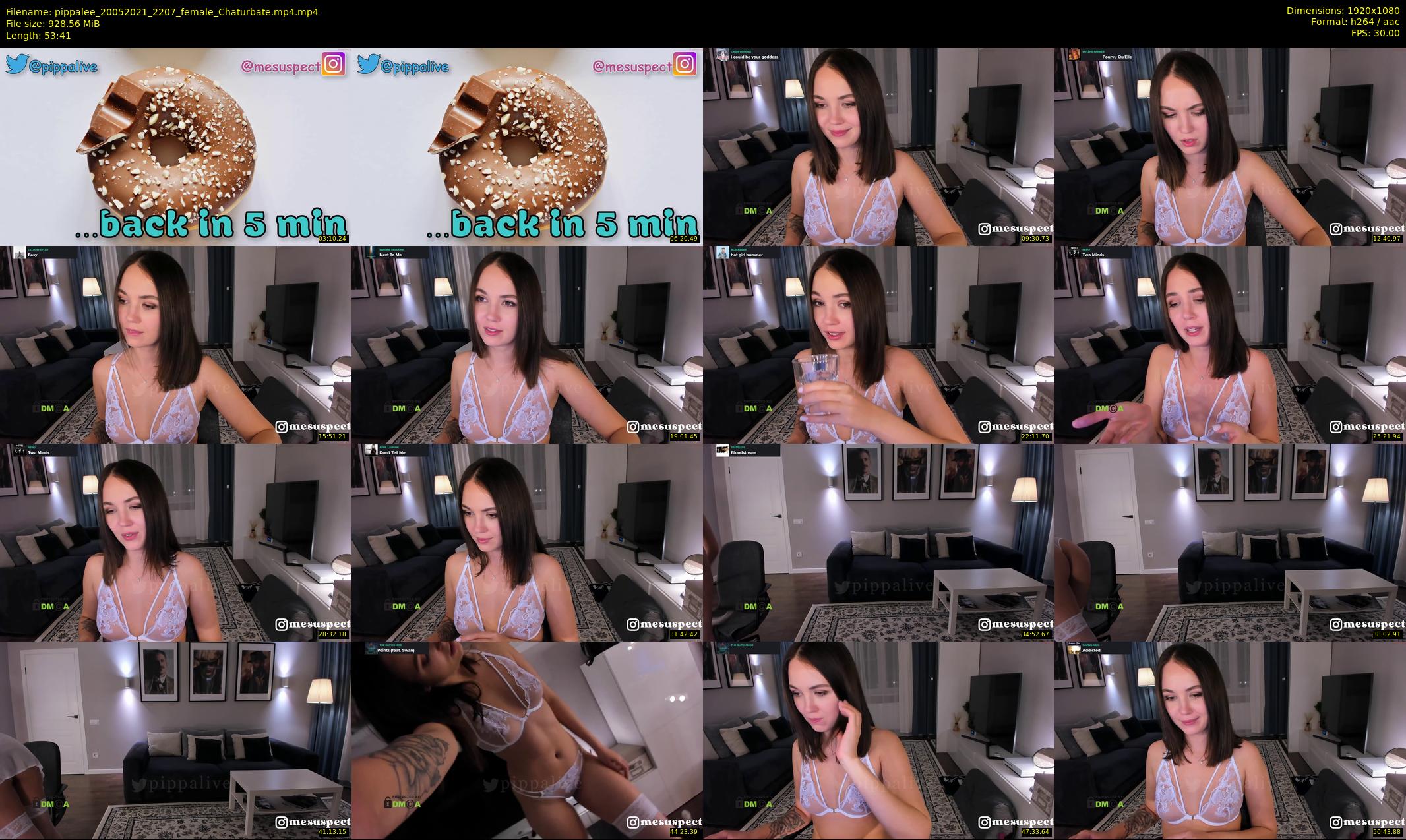 pippalee — 54 minute Chaturbate female cam show recording, 1080p, May 20, 2021