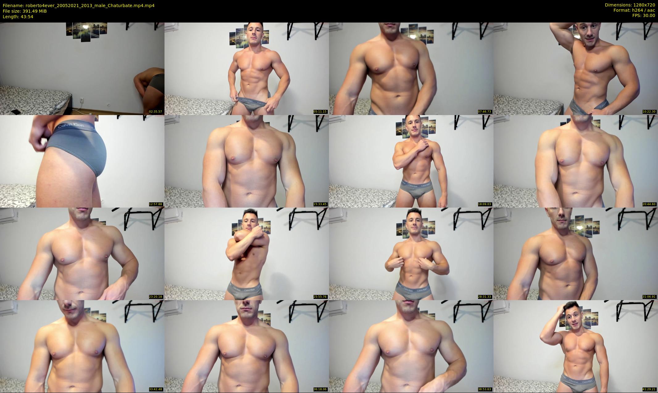 roberto4ever — 44 minute Chaturbate male cam show recording, 720p, May 20, 2021