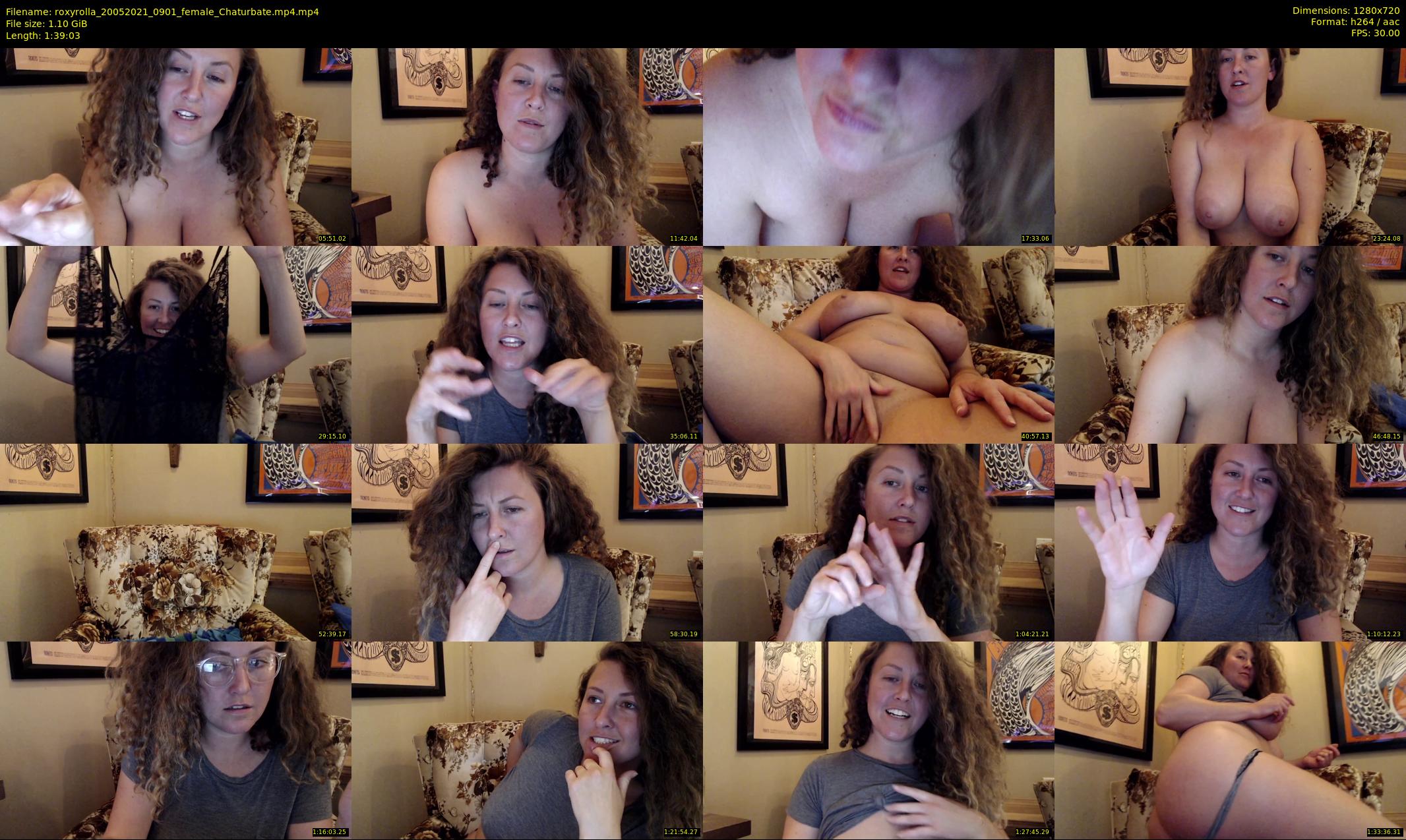 roxyrolla — 100 minute Chaturbate female cam show recording, 720p, May 20, 2021