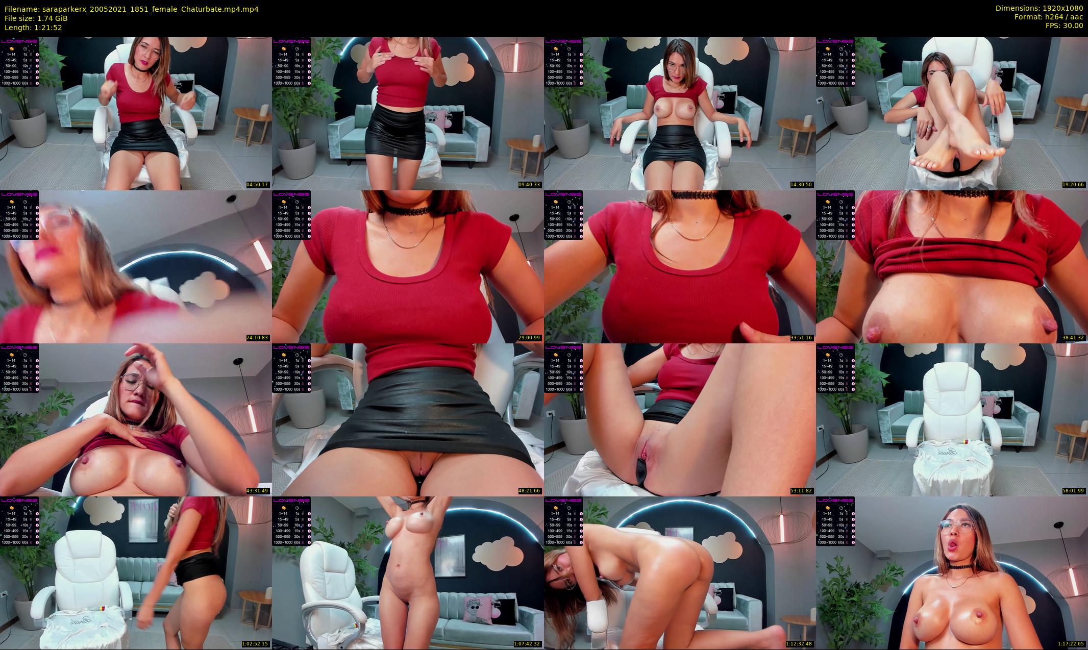 saraparkerx — 82 minute Chaturbate female cam show recording, 1080p, May 20, 2021