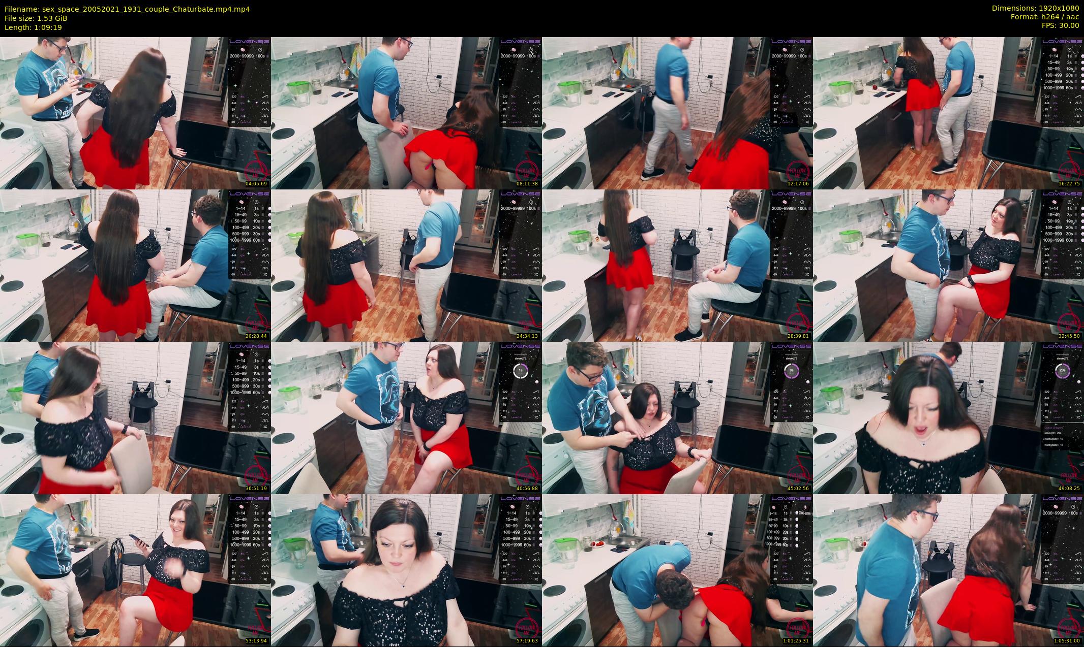 sex_space — 70 minute Chaturbate couple cam show recording, 1080p, May 20, 2021