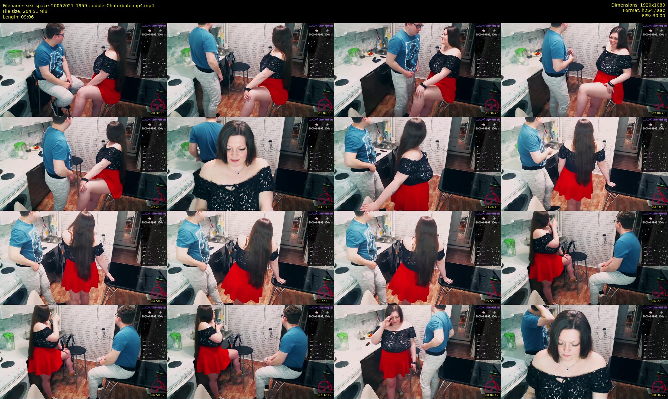 sex_space — 10 minute Chaturbate couple cam show recording, 1080p, May 20, 2021