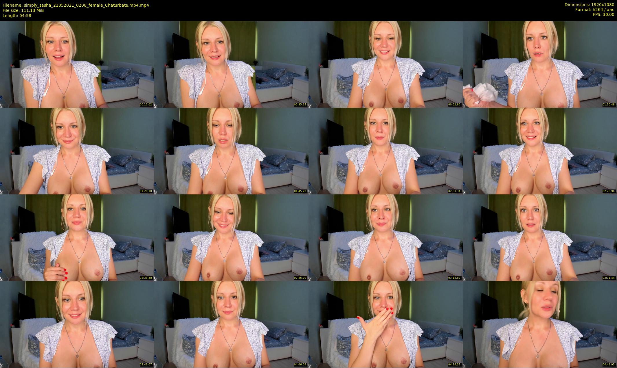 simply_sasha — 5 minute Chaturbate female cam show recording, 1080p, May 21, 2021