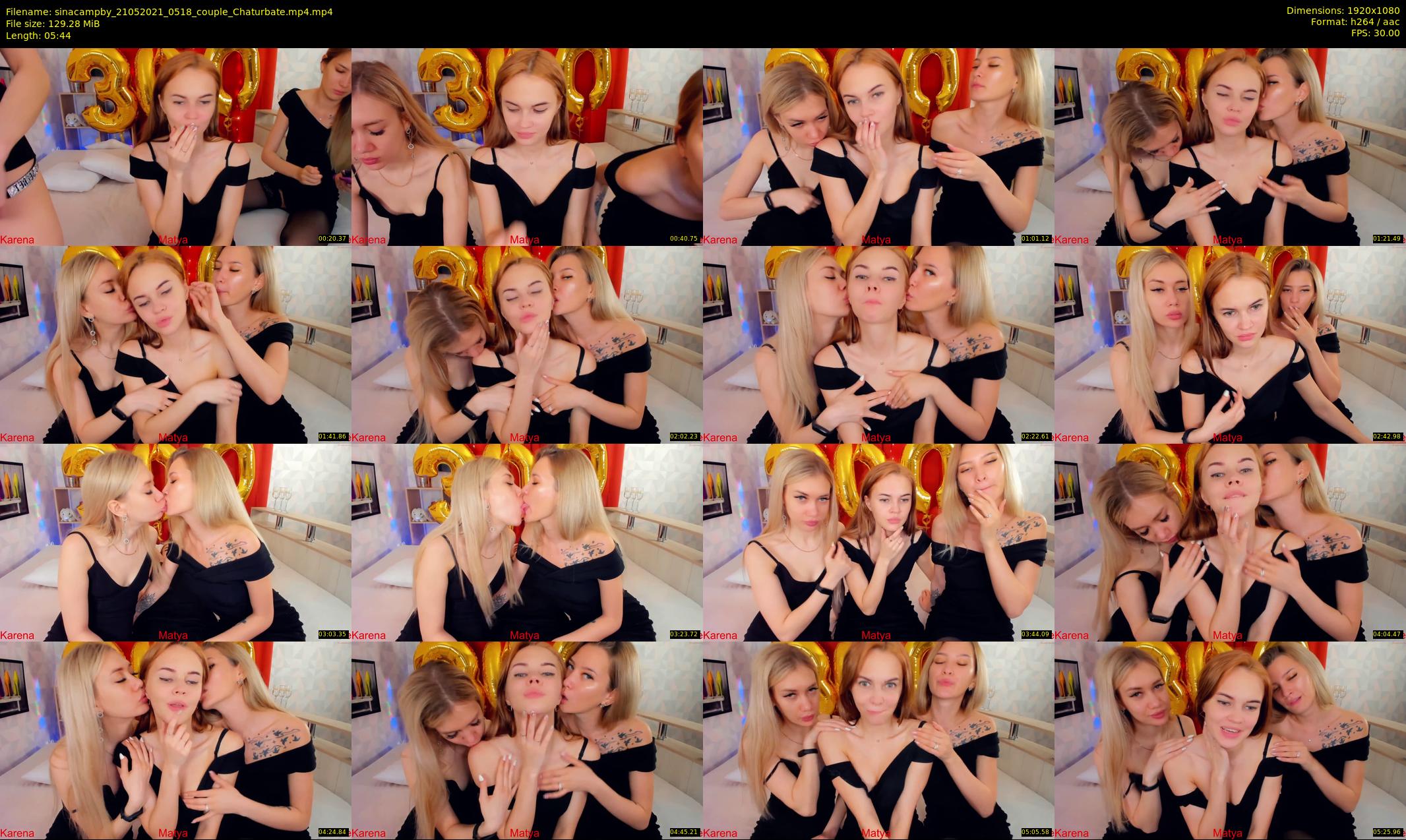 sinacampby — 6 minute Chaturbate couple cam show recording, 1080p, May 21, 2021