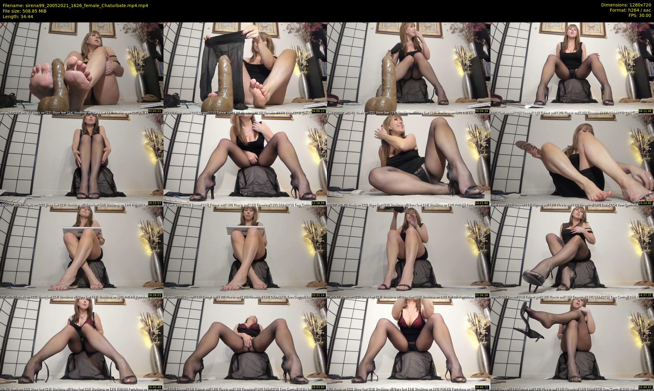sirena99 — 35 minute Chaturbate female cam show recording, 720p, May 20, 2021