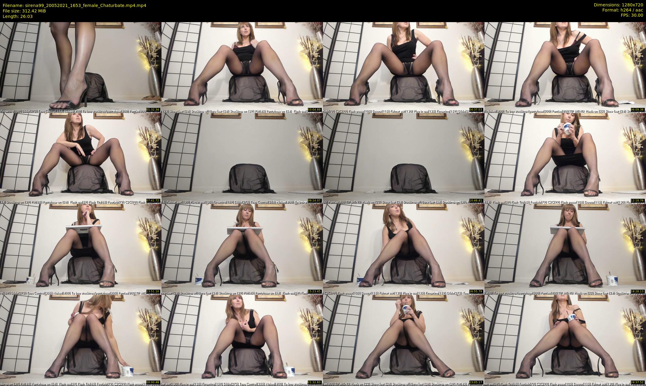 sirena99 — 27 minute Chaturbate female cam show recording, 720p, May 20, 2021