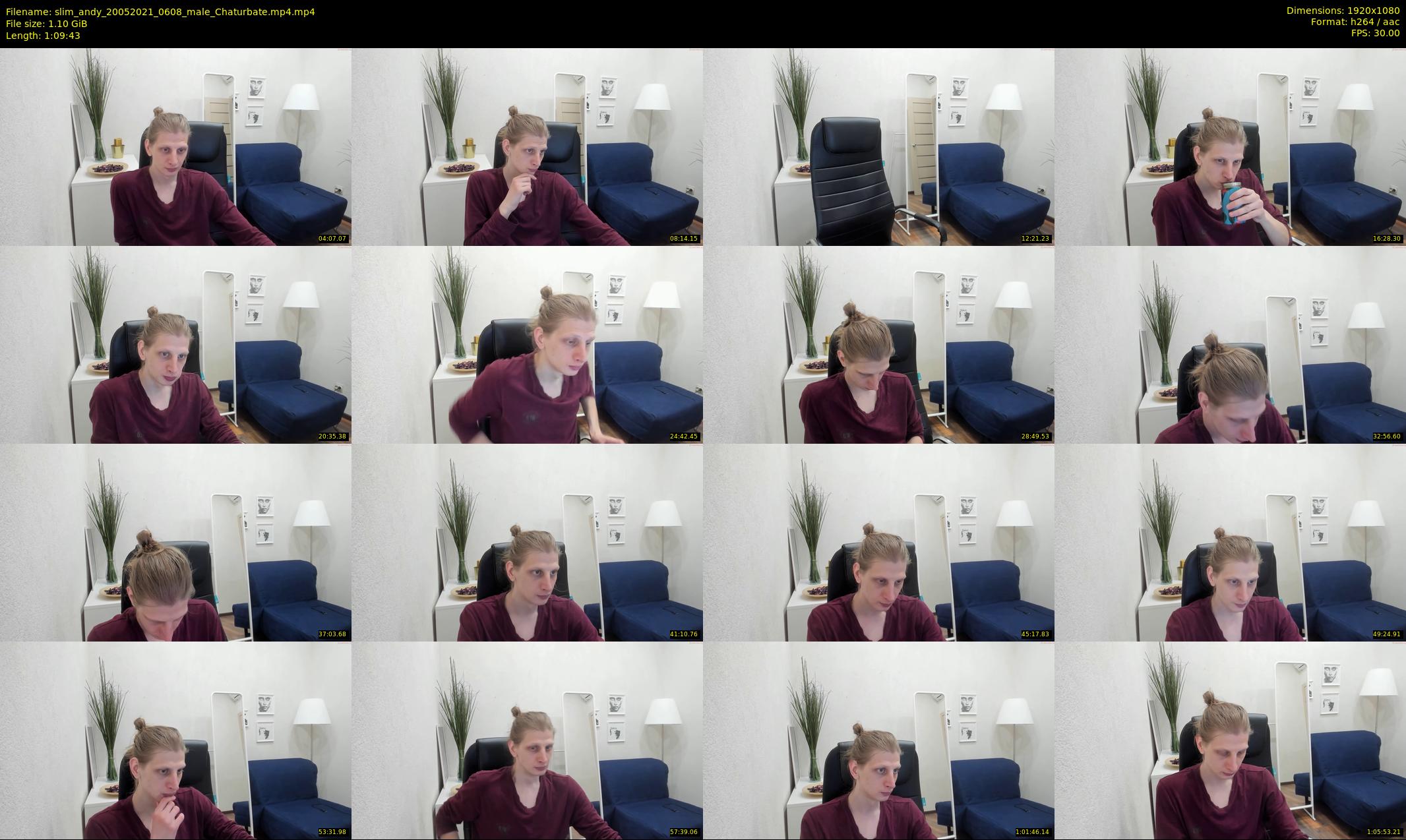 slim_andy — 70 minute Chaturbate male cam show recording, 1080p, May 20, 2021
