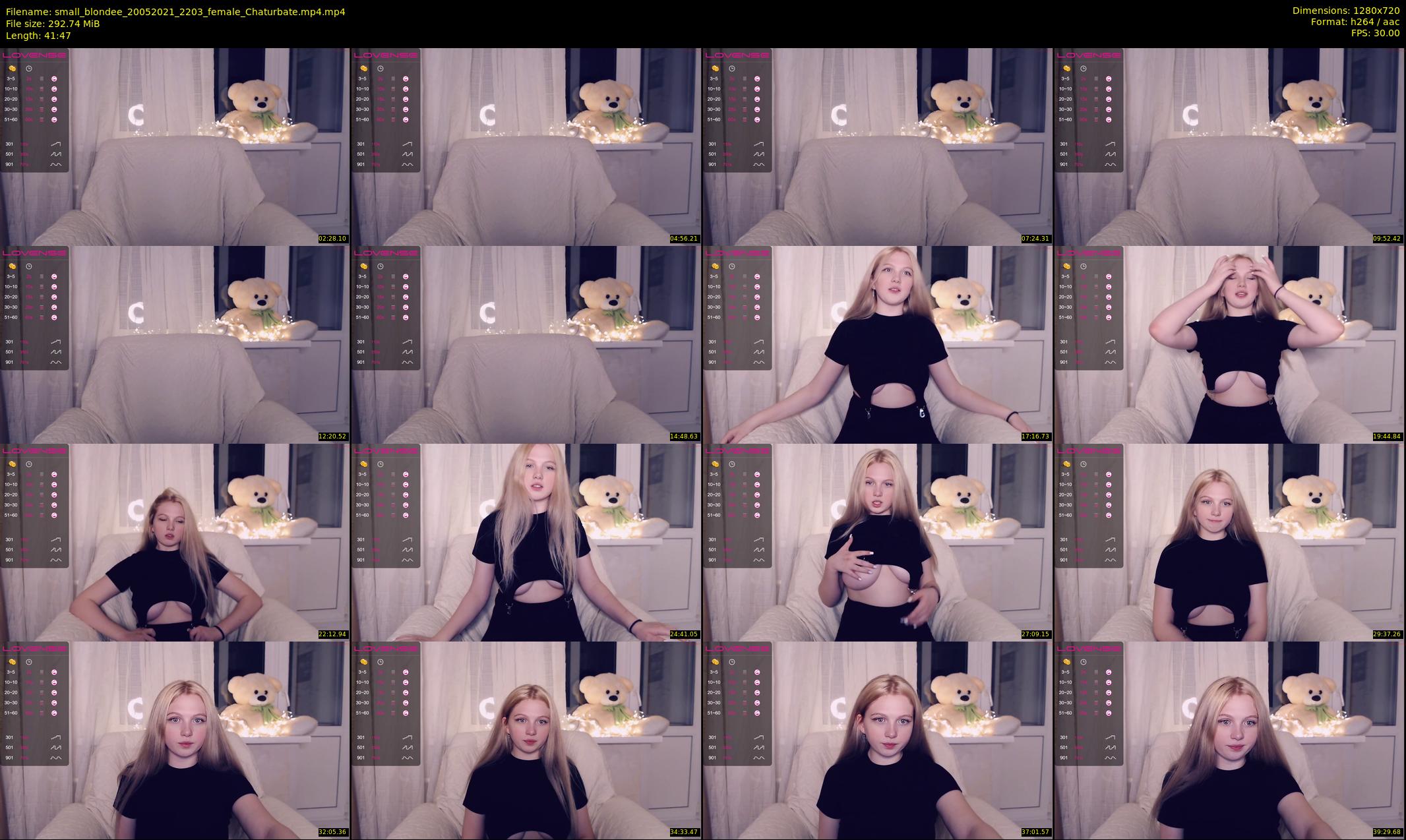 small_blondee — 42 minute Chaturbate female cam show recording, 720p, May 20, 2021