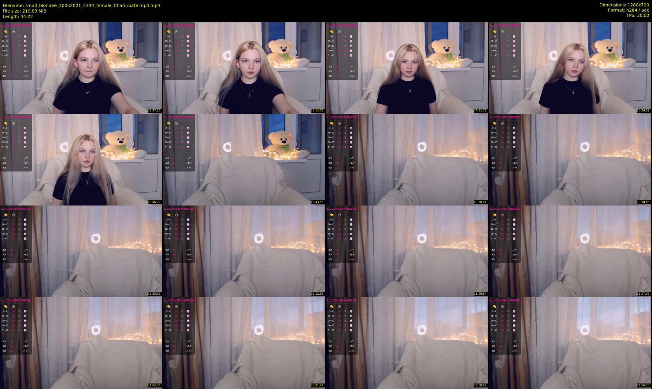 small_blondee — 45 minute Chaturbate female cam show recording, 720p, May 20, 2021