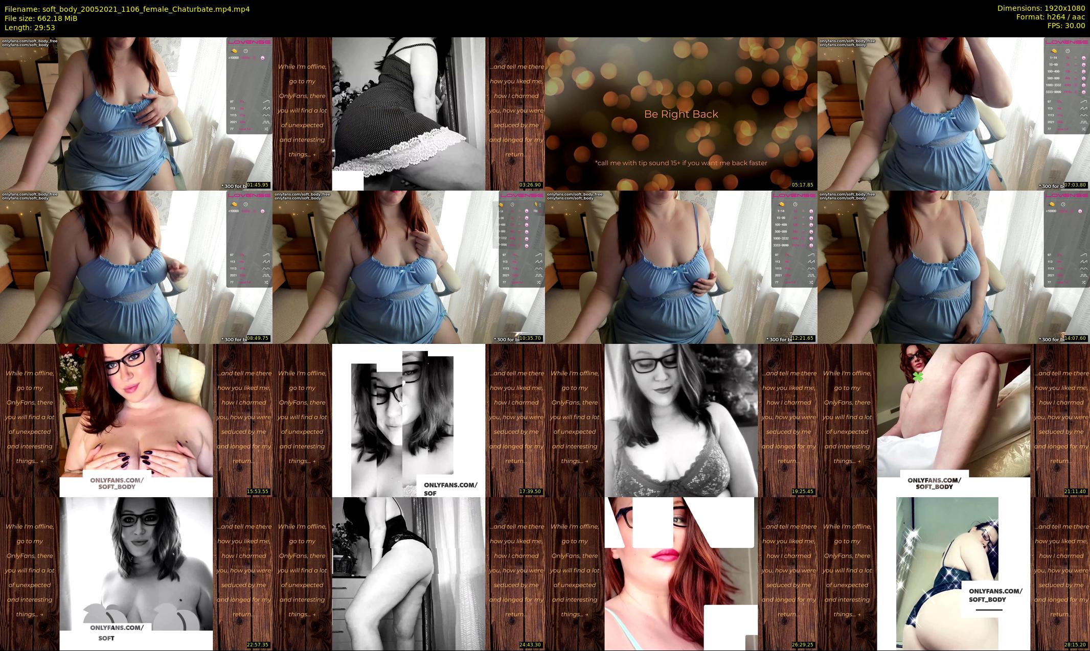 soft_body — 30 minute Chaturbate female cam show recording, 1080p, May 20, 2021