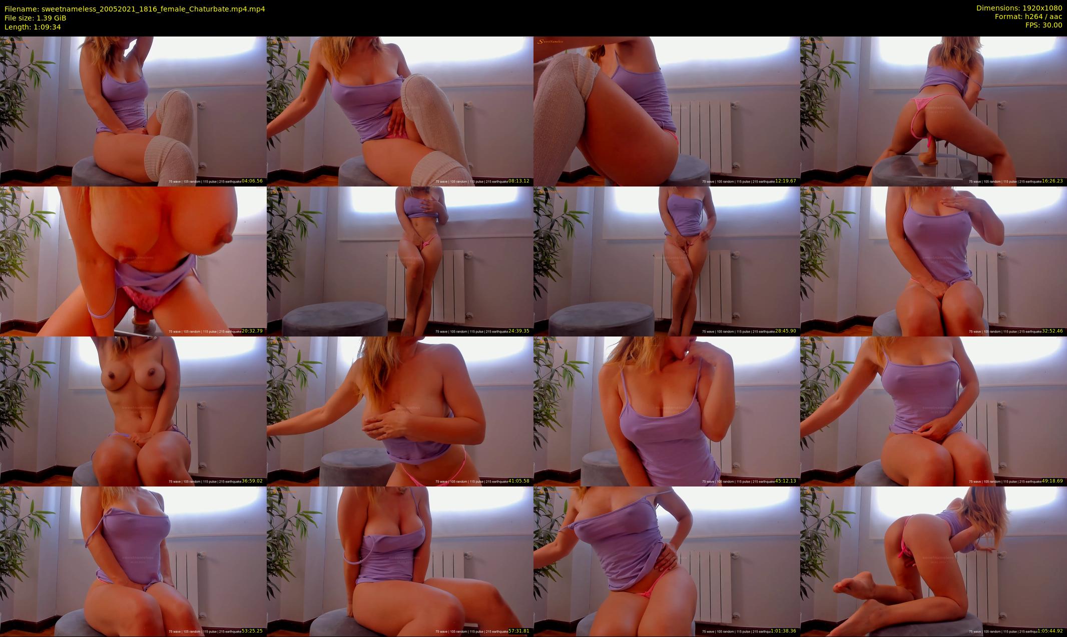 sweetnameless — 70 minute Chaturbate couple cam show recording, 1080p, May 20, 2021