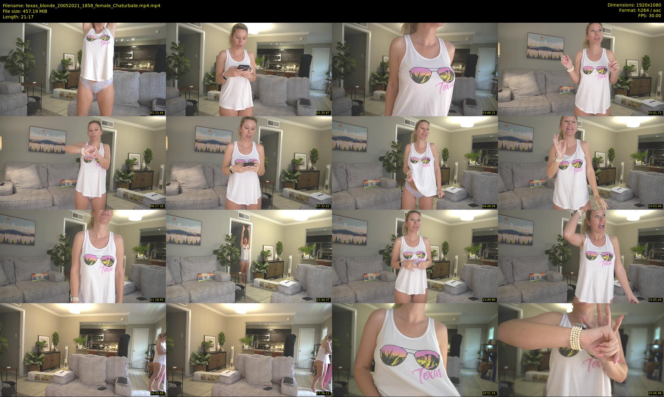 texas_blonde — 22 minute Chaturbate female cam show recording, 1080p, May 20, 2021