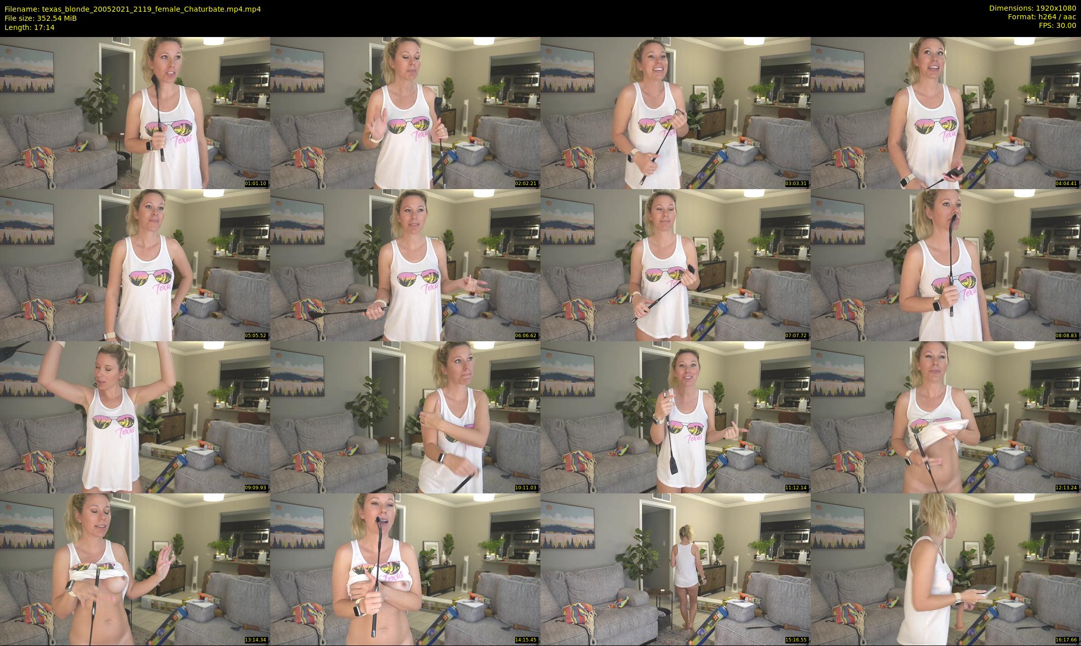 texas_blonde — 18 minute Chaturbate female cam show recording, 1080p, May 20, 2021