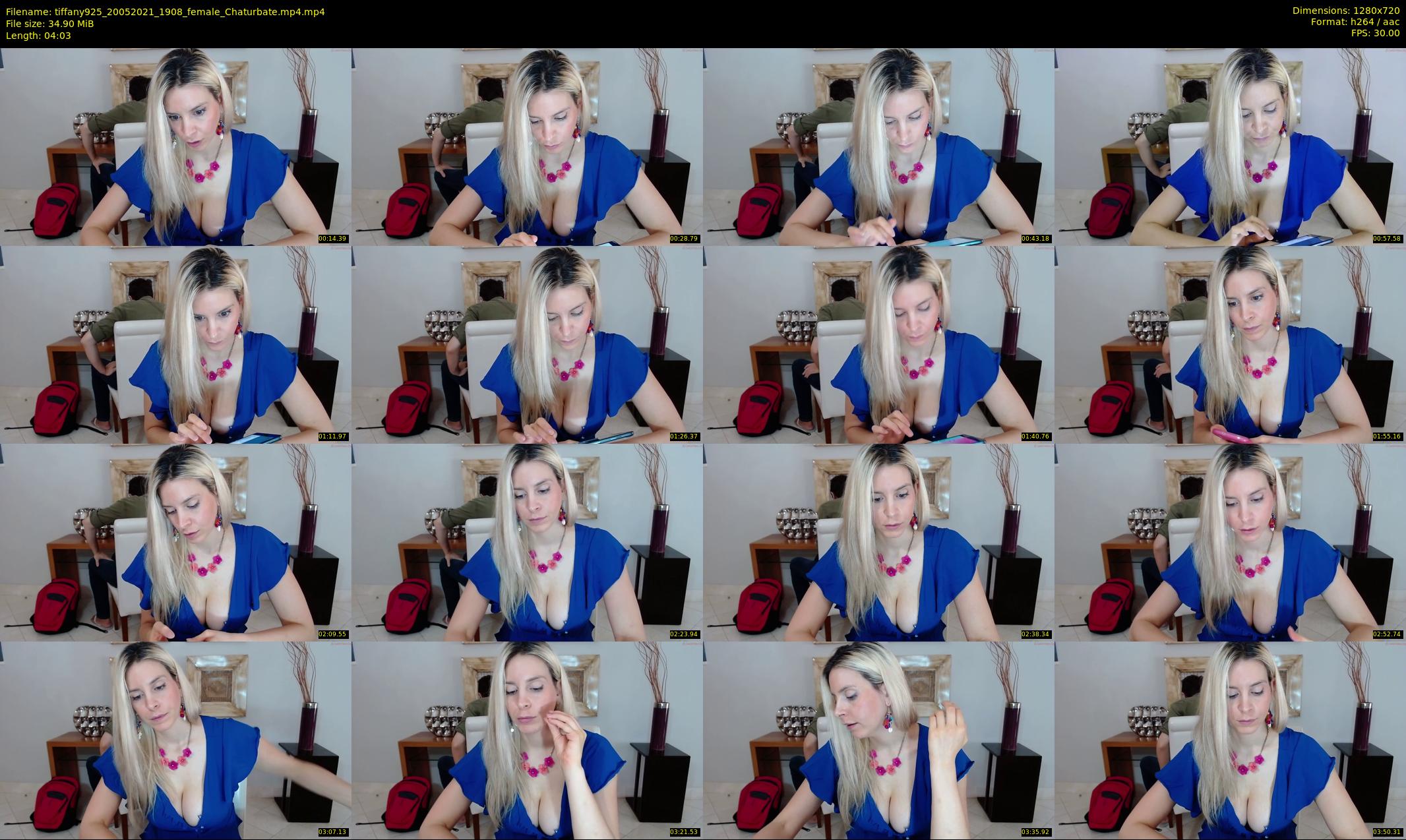 tiffany925 — 5 minute Chaturbate female cam show recording, 720p, May 20, 2021