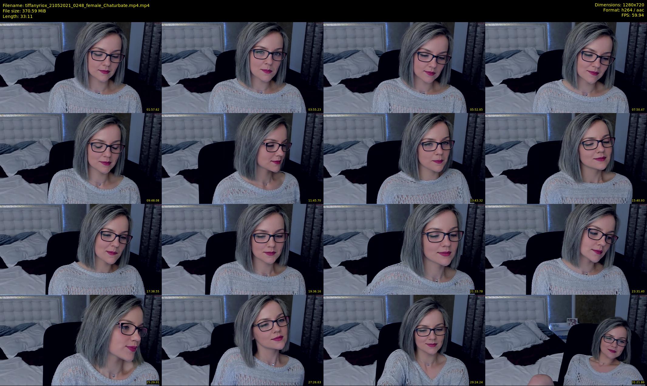 tiffanyriox — 34 minute Chaturbate female cam show recording, 720p, May 21, 2021