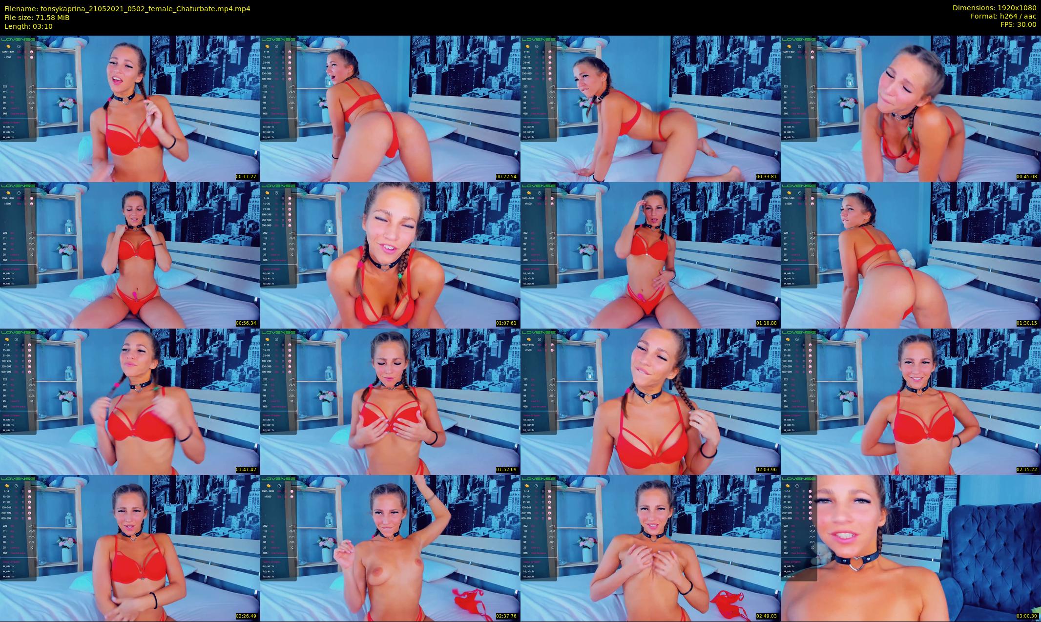 tonsykaprina — 4 minute Chaturbate couple cam show recording, 1080p, May 21, 2021