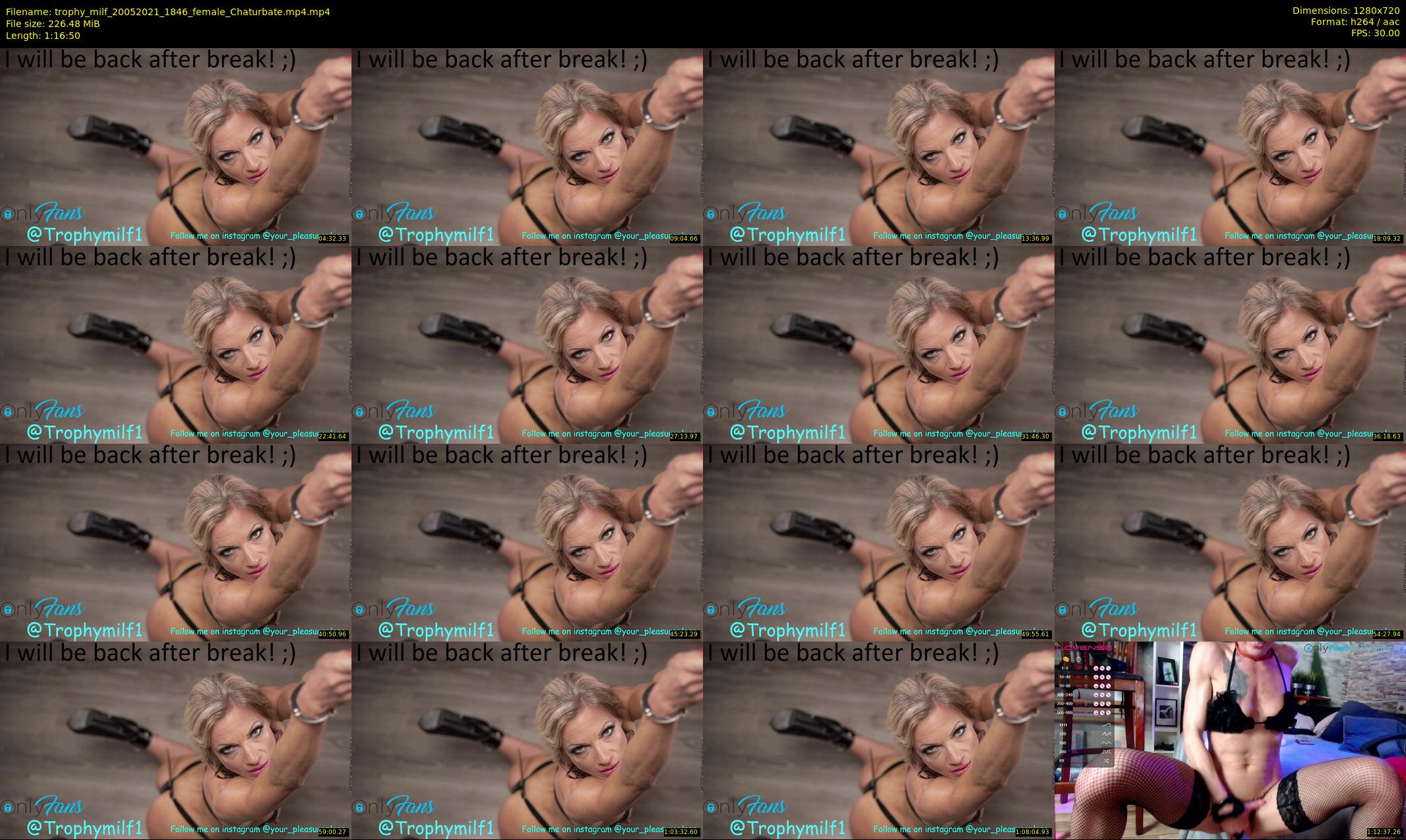 trophy_milf — 77 minute Chaturbate female cam show recording, 720p, May 20, 2021