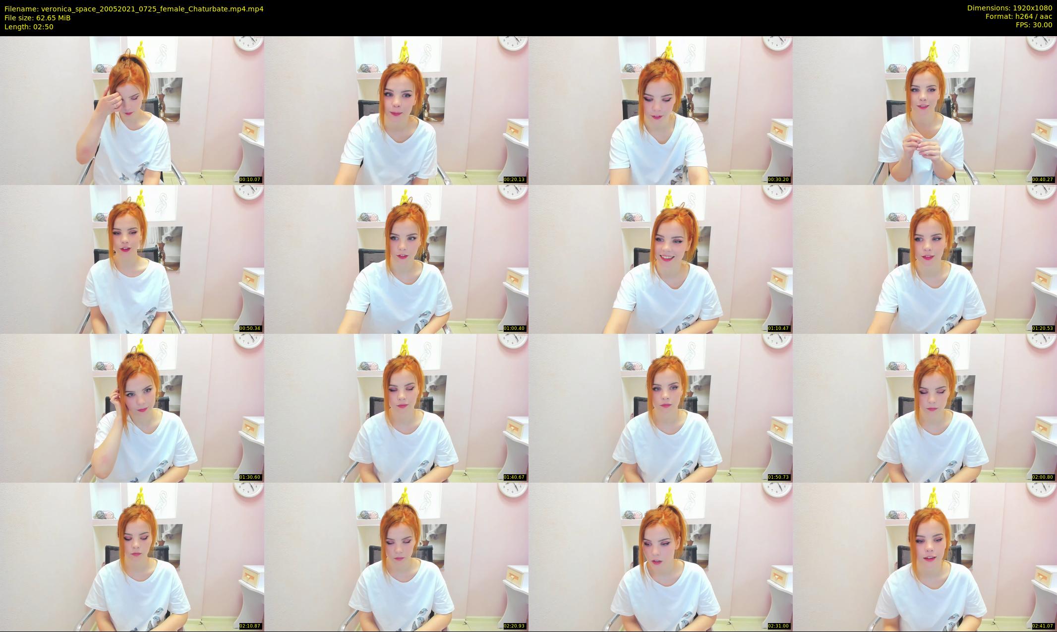 veronica_space — 3 minute Chaturbate female cam show recording, 1080p, May 20, 2021