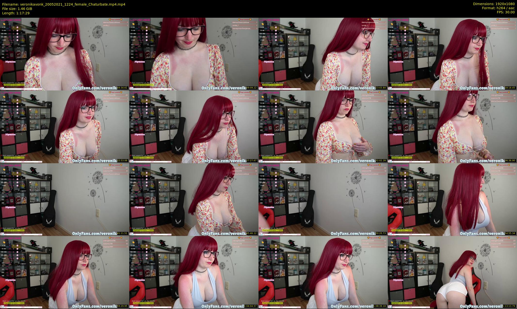 veronikavonk — 78 minute Chaturbate female cam show recording, 1080p, May 20, 2021