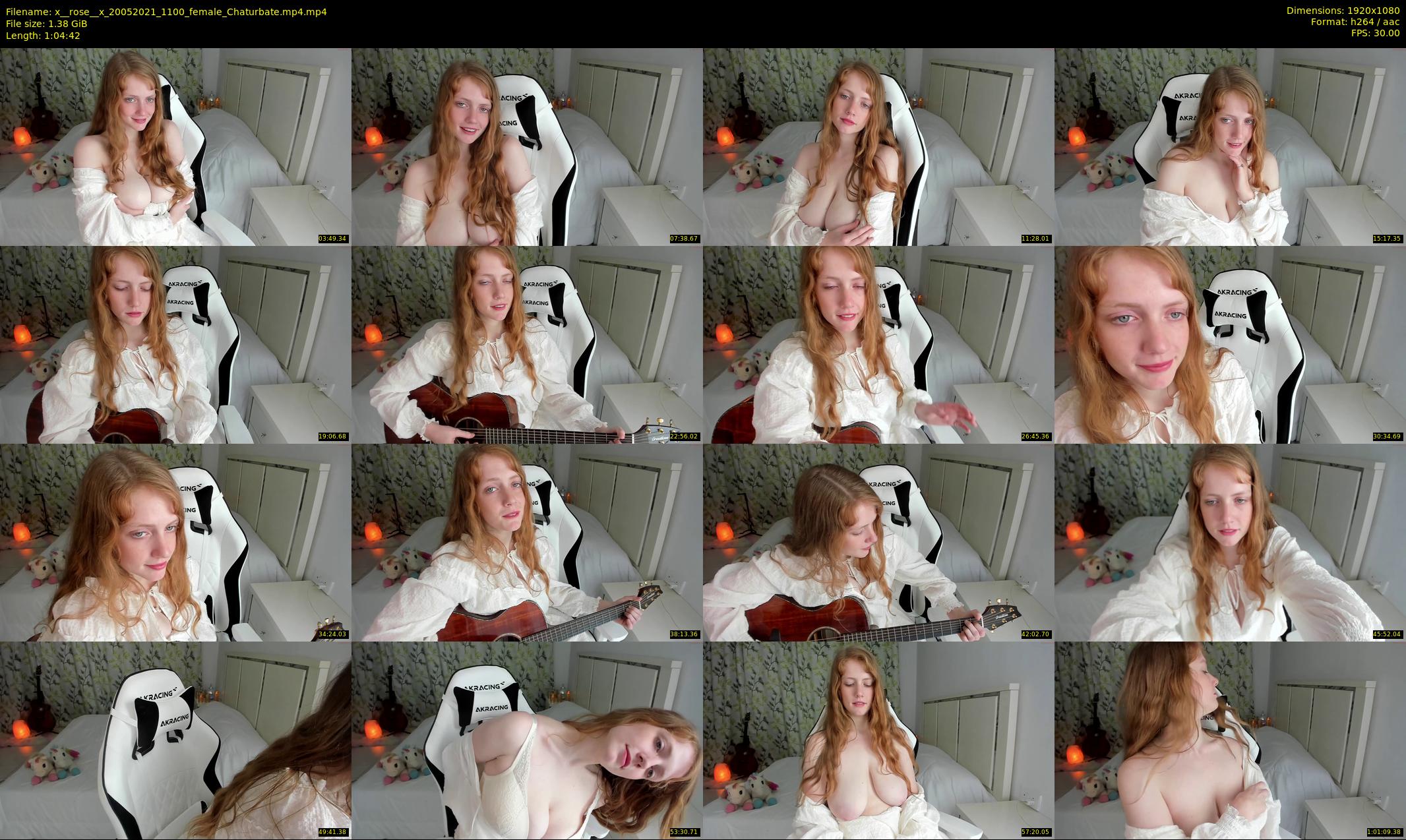 x__rose__x — 65 minute Chaturbate female cam show recording, 1080p, May 20, 2021
