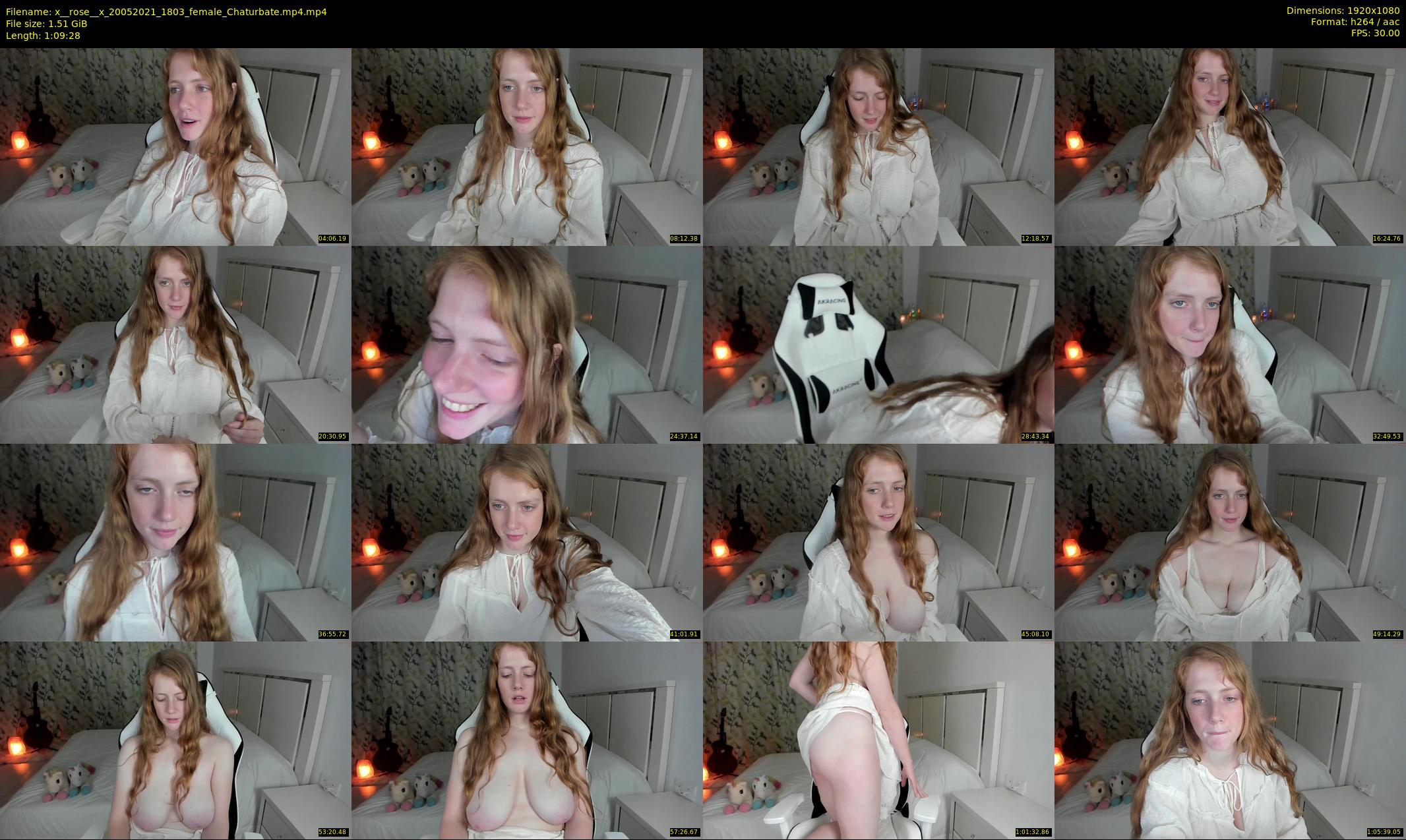 x__rose__x — 70 minute Chaturbate female cam show recording, 1080p, May 20, 2021