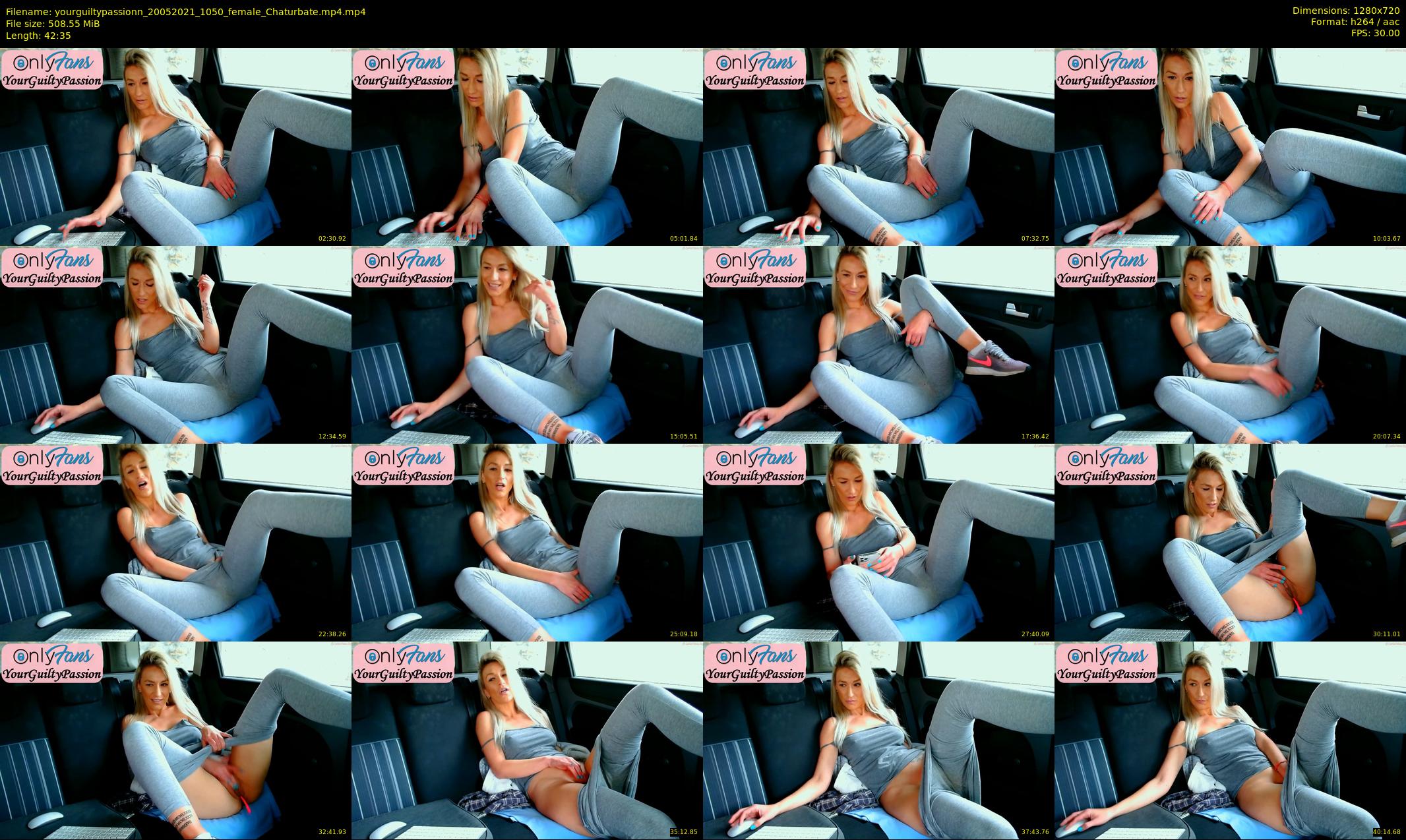 yourguiltypassionn — 43 minute Chaturbate female cam show recording, 720p, May 20, 2021