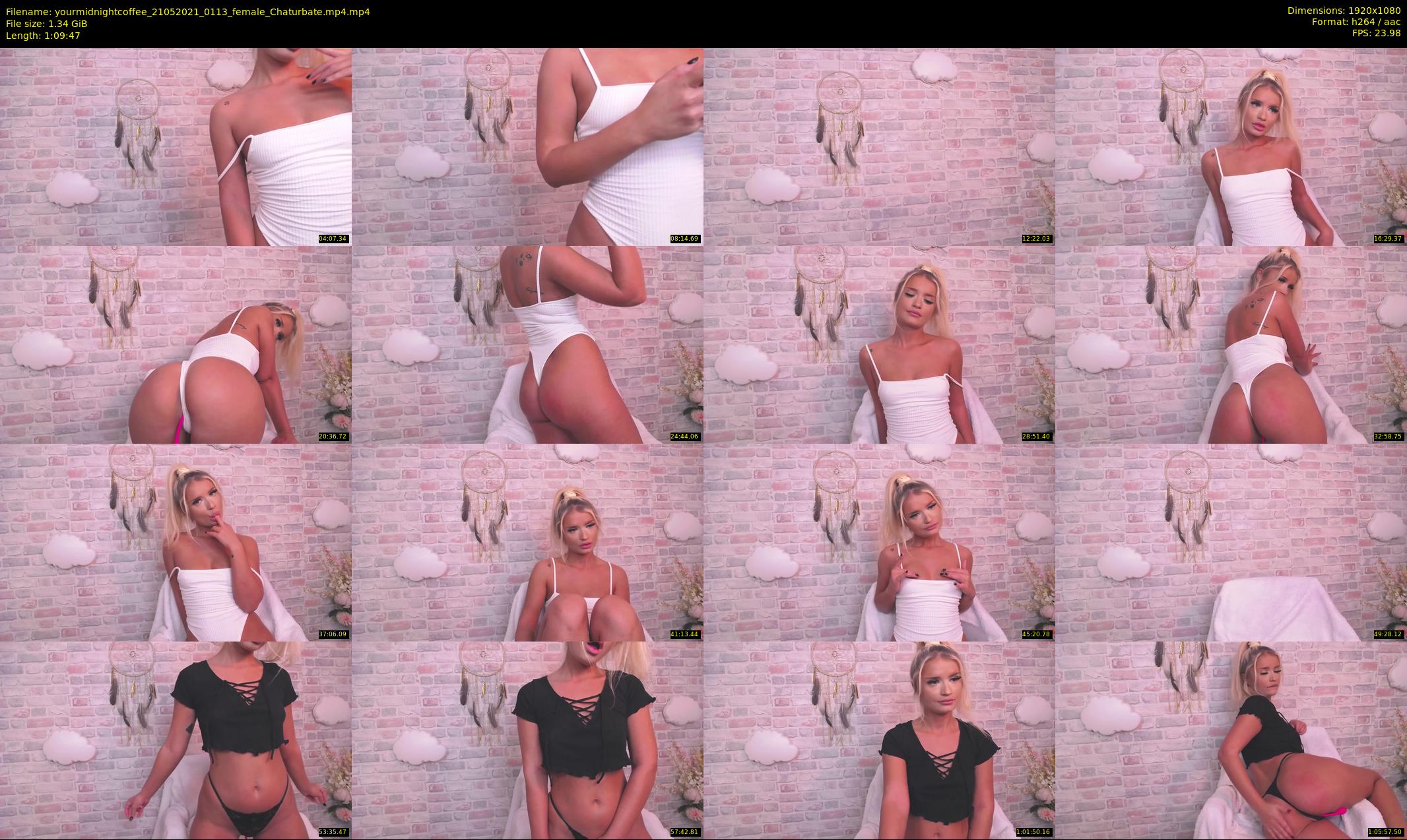 yourmidnightcoffee — 70 minute Chaturbate female cam show recording, 1080p, May 21, 2021