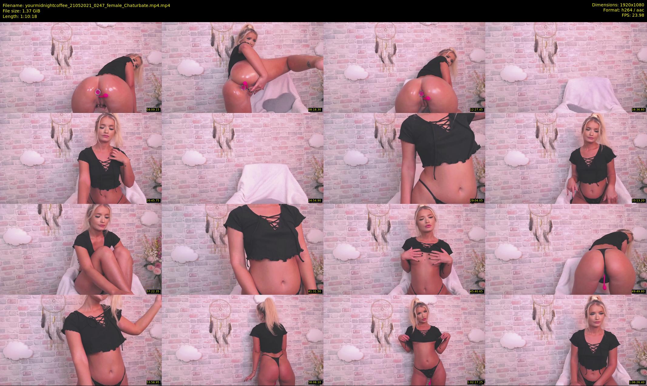 yourmidnightcoffee — 71 minute Chaturbate female cam show recording, 1080p, May 21, 2021