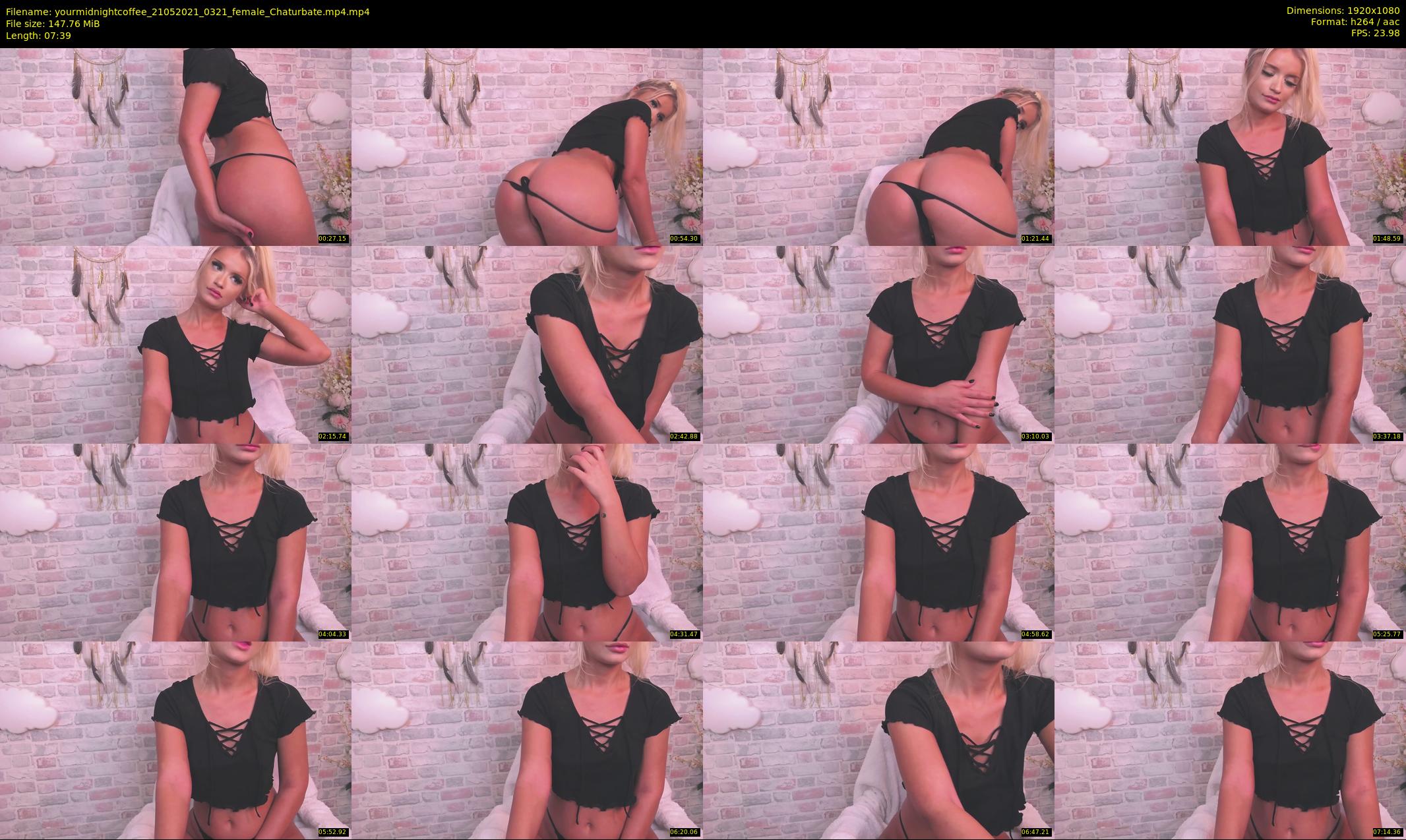 yourmidnightcoffee — 8 minute Chaturbate female cam show recording, 1080p, May 21, 2021