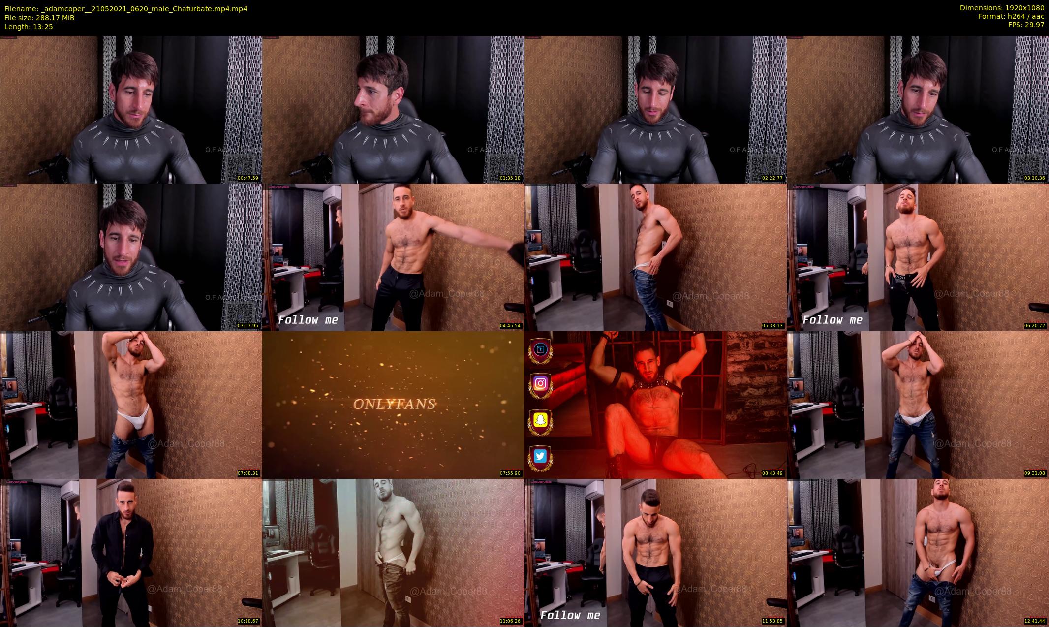 _adamcoper_ — 14 minute Chaturbate male cam show recording, 1080p, May 21, 2021