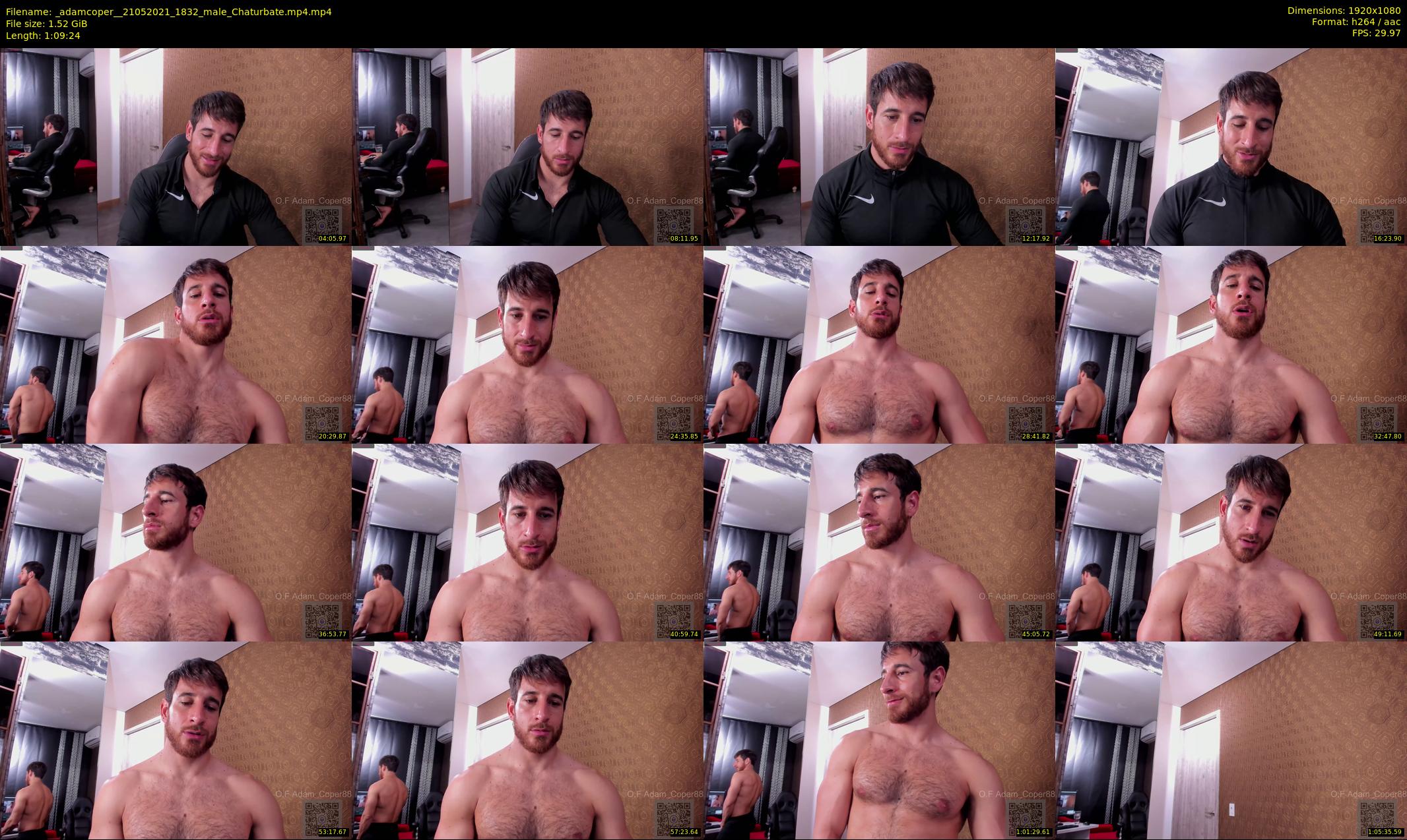 _adamcoper_ — 70 minute Chaturbate male cam show recording, 1080p, May 21, 2021