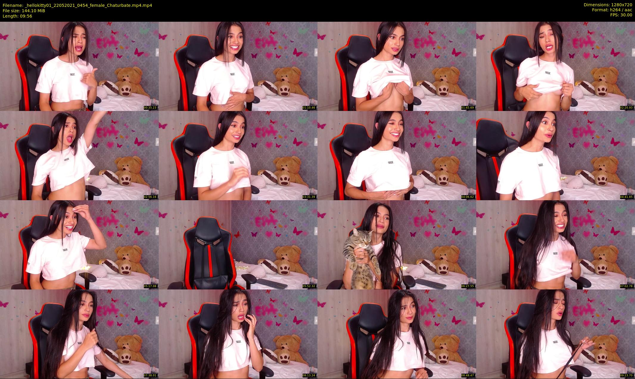_hellokitty01 — 10 minute Chaturbate female cam show recording, 720p, May 22, 2021