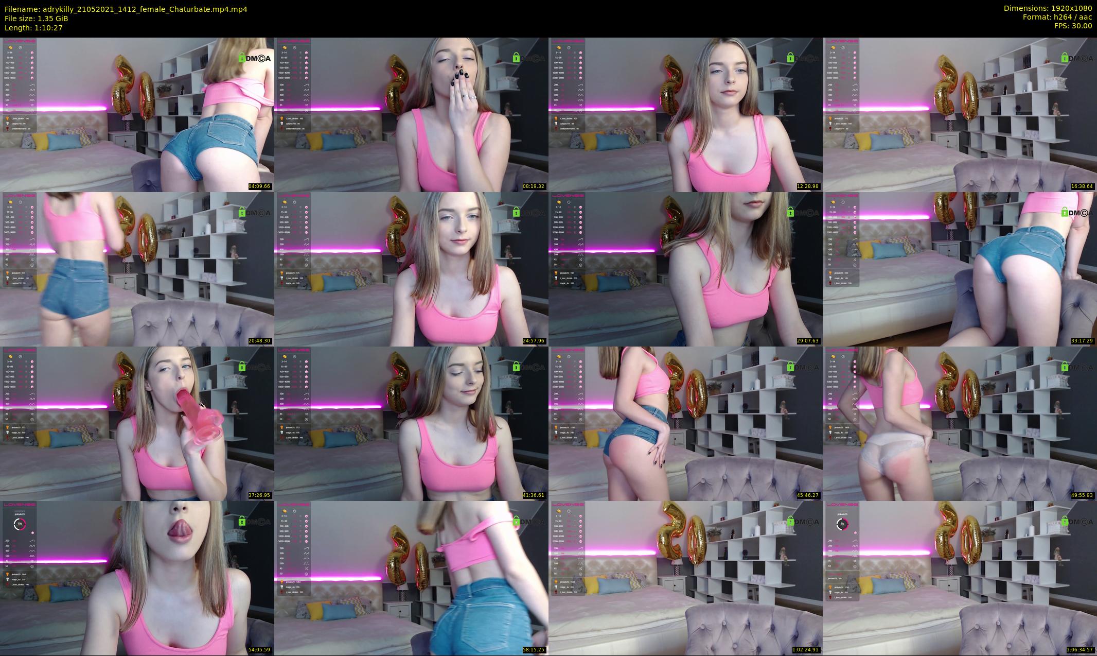 adrykilly — 71 minute Chaturbate female cam show recording, 1080p, May 21, 2021