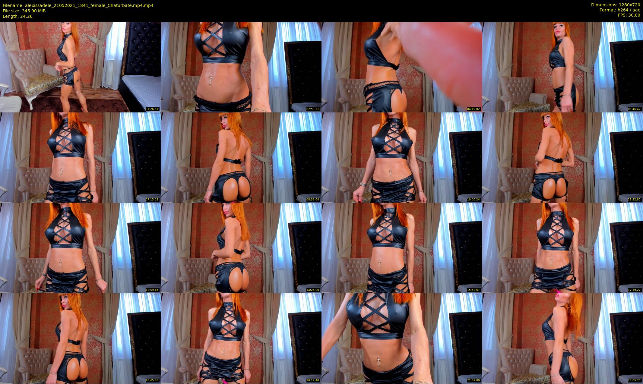 alexissadele — 25 minute Chaturbate female cam show recording, 720p, May 21, 2021