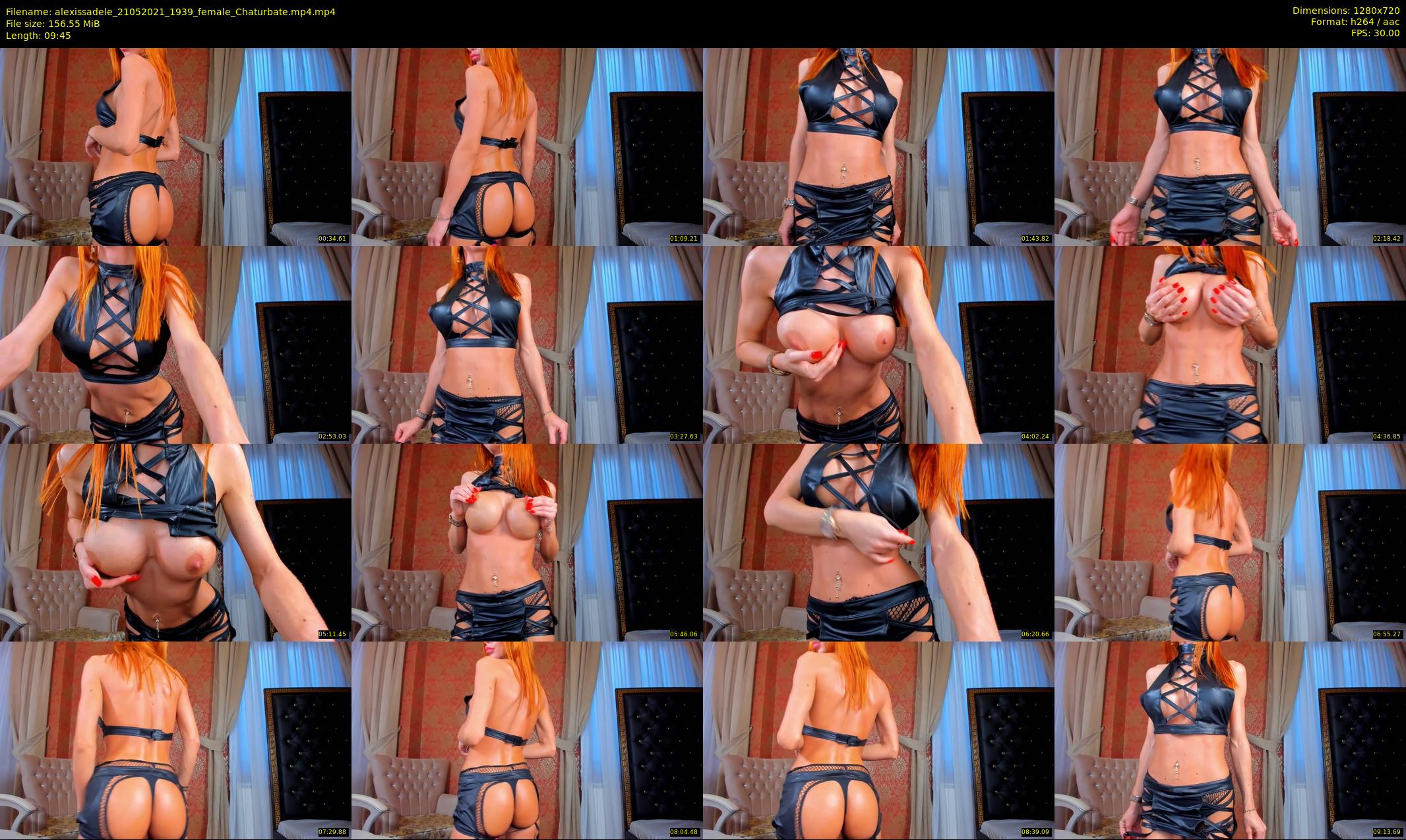 alexissadele — 10 minute Chaturbate female cam show recording, 720p, May 21, 2021