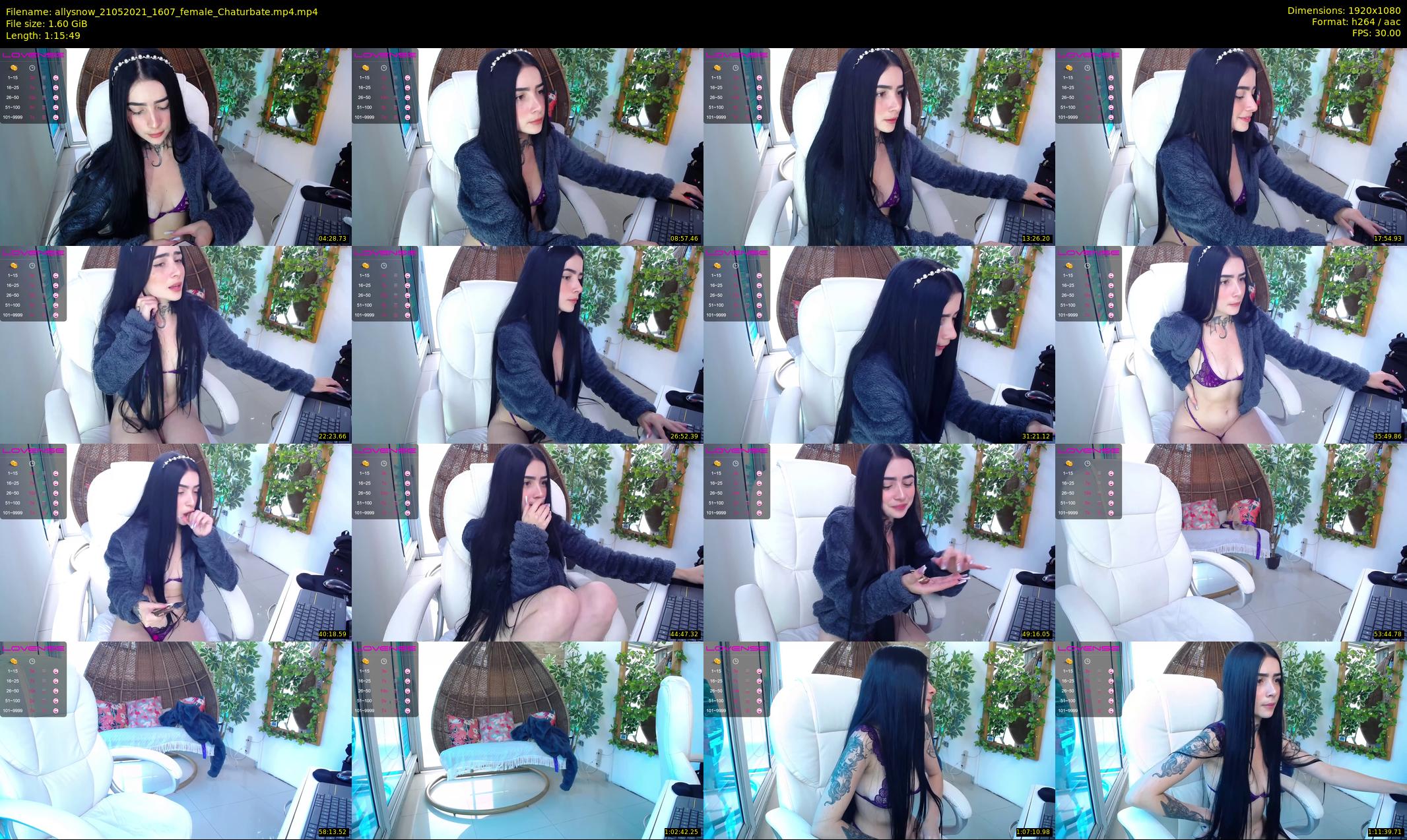 allysnow — 76 minute Chaturbate female cam show recording, 1080p, May 21, 2021