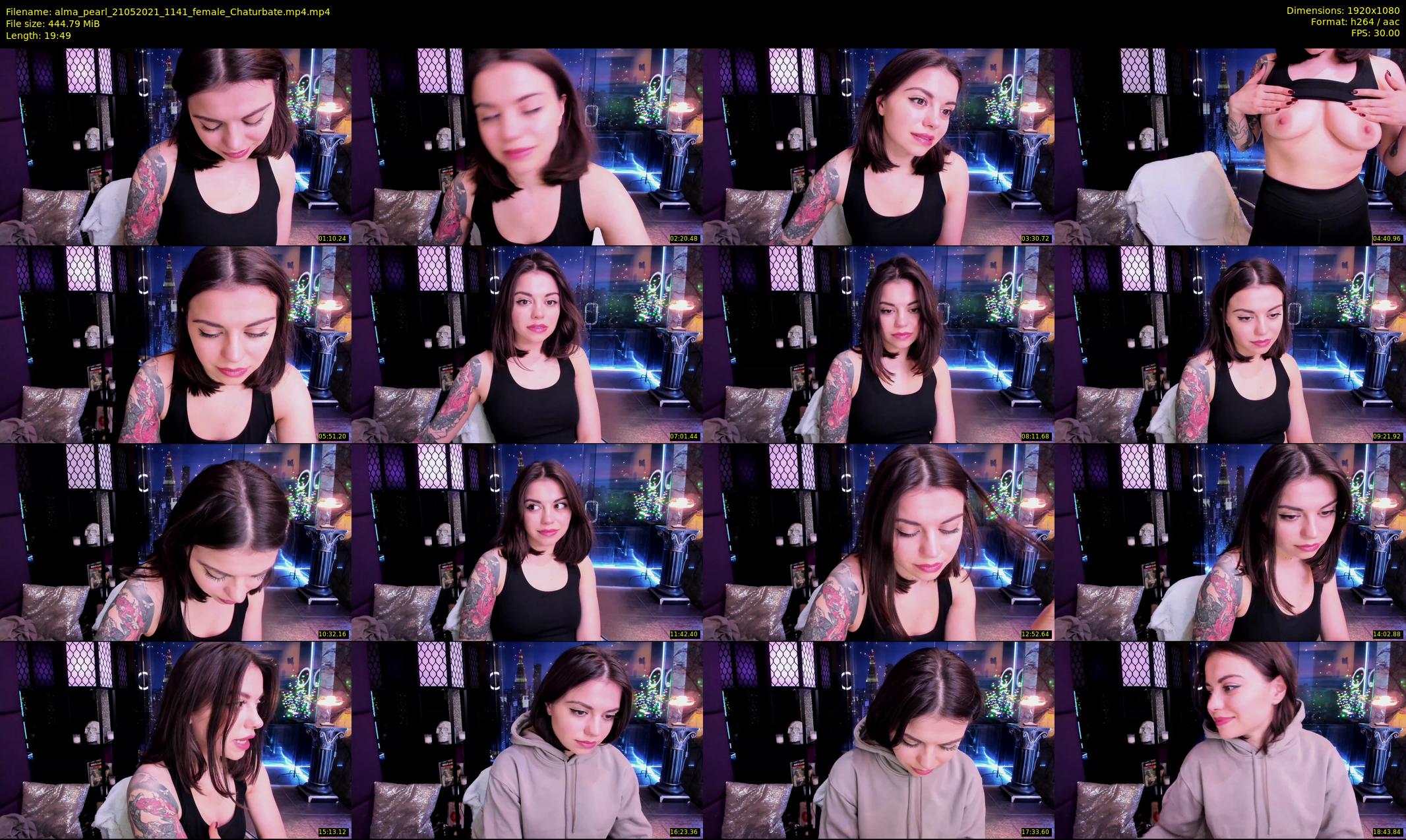 alma_pearl — 20 minute Chaturbate female cam show recording, 1080p, May 21, 2021