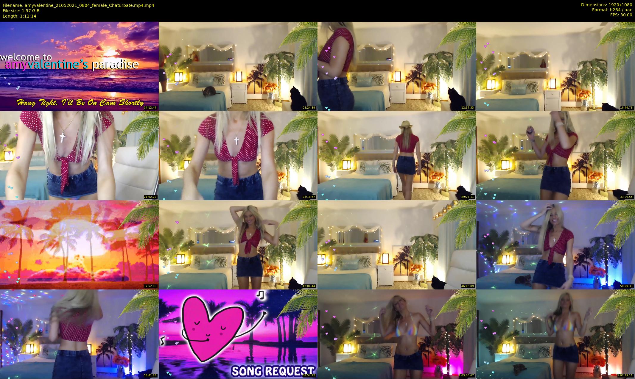amyvalentine — 72 minute Chaturbate female cam show recording, 1080p, May 21, 2021