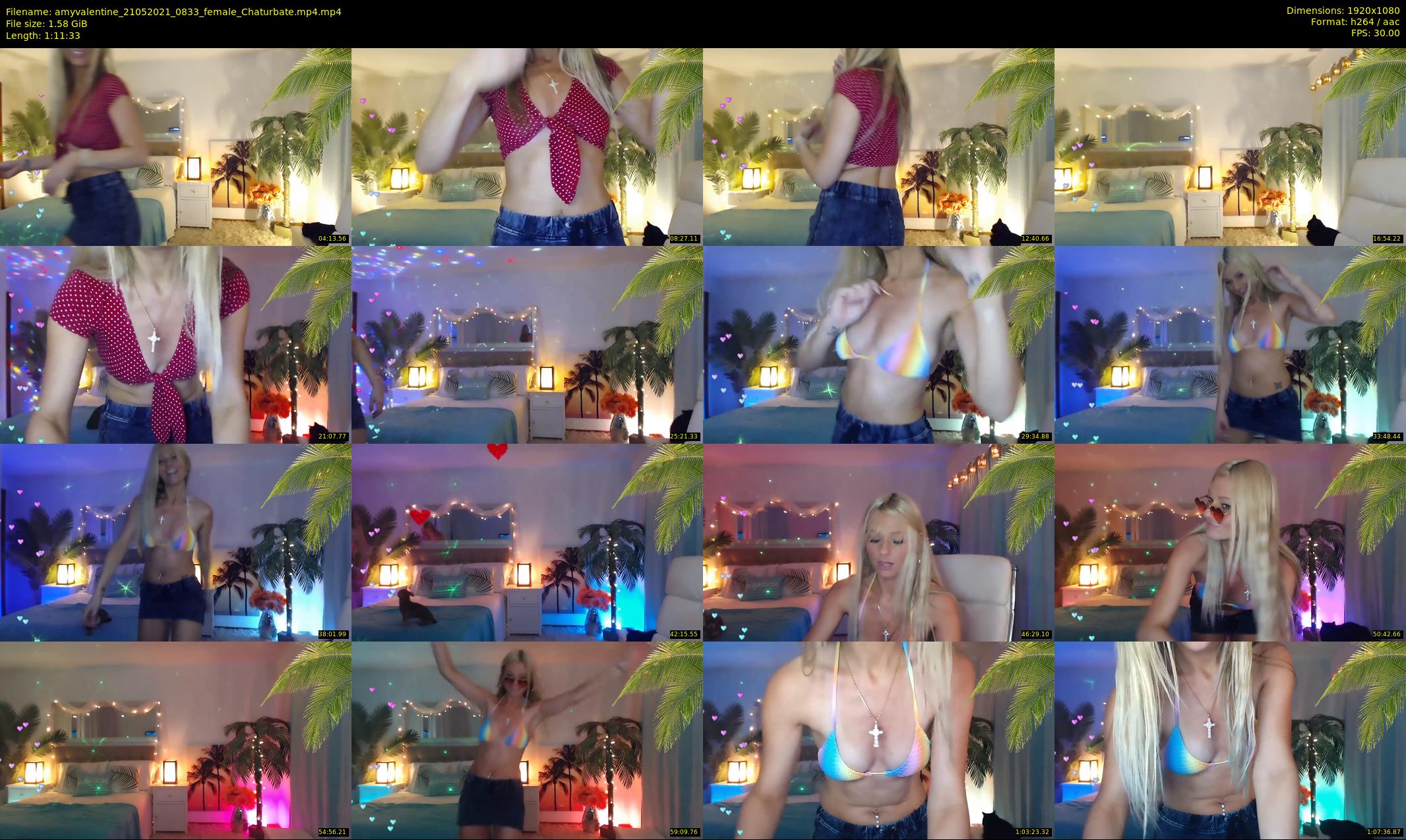 amyvalentine — 72 minute Chaturbate female cam show recording, 1080p, May 21, 2021