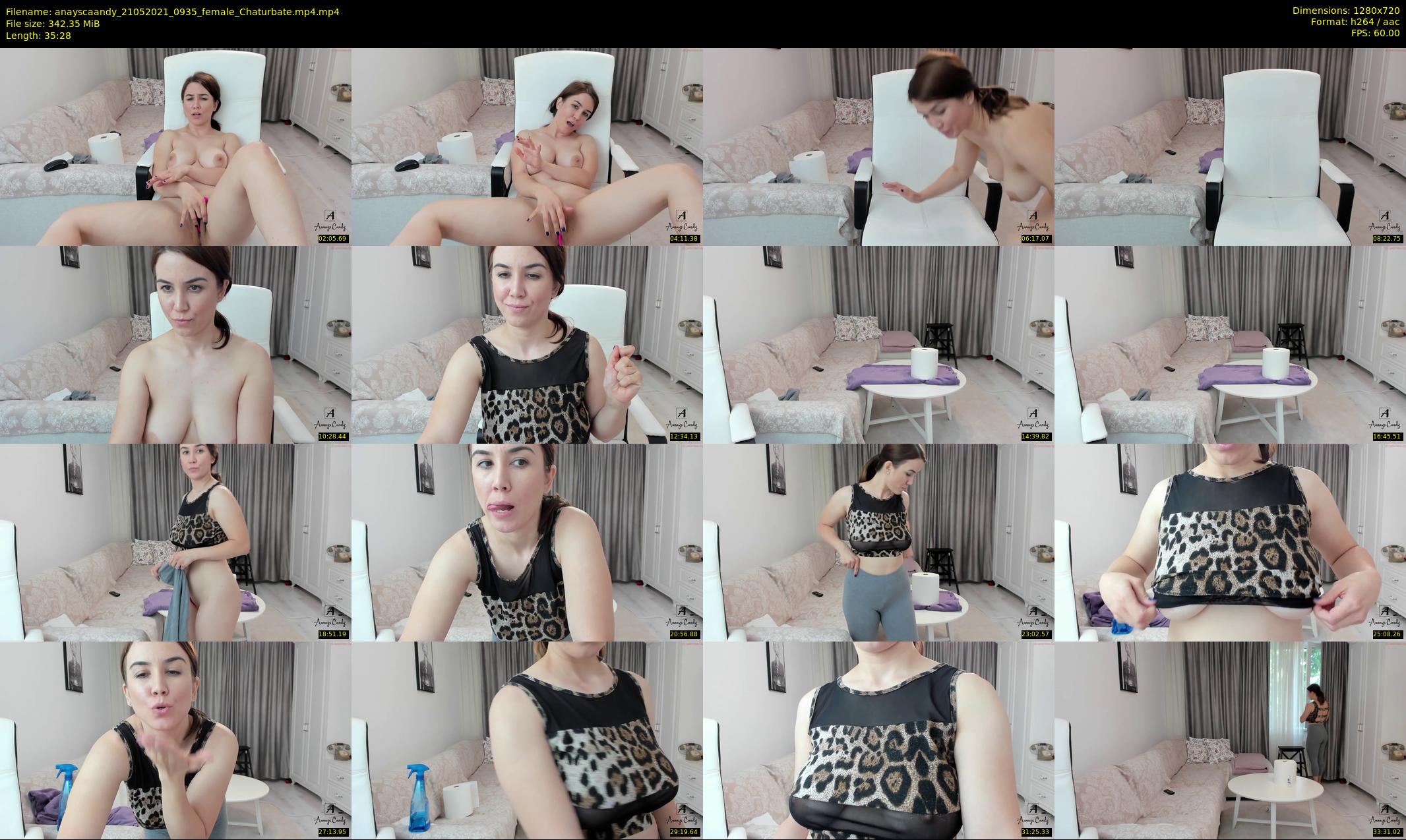 anayscaandy — 36 minute Chaturbate female cam show recording, 720p, May 21, 2021
