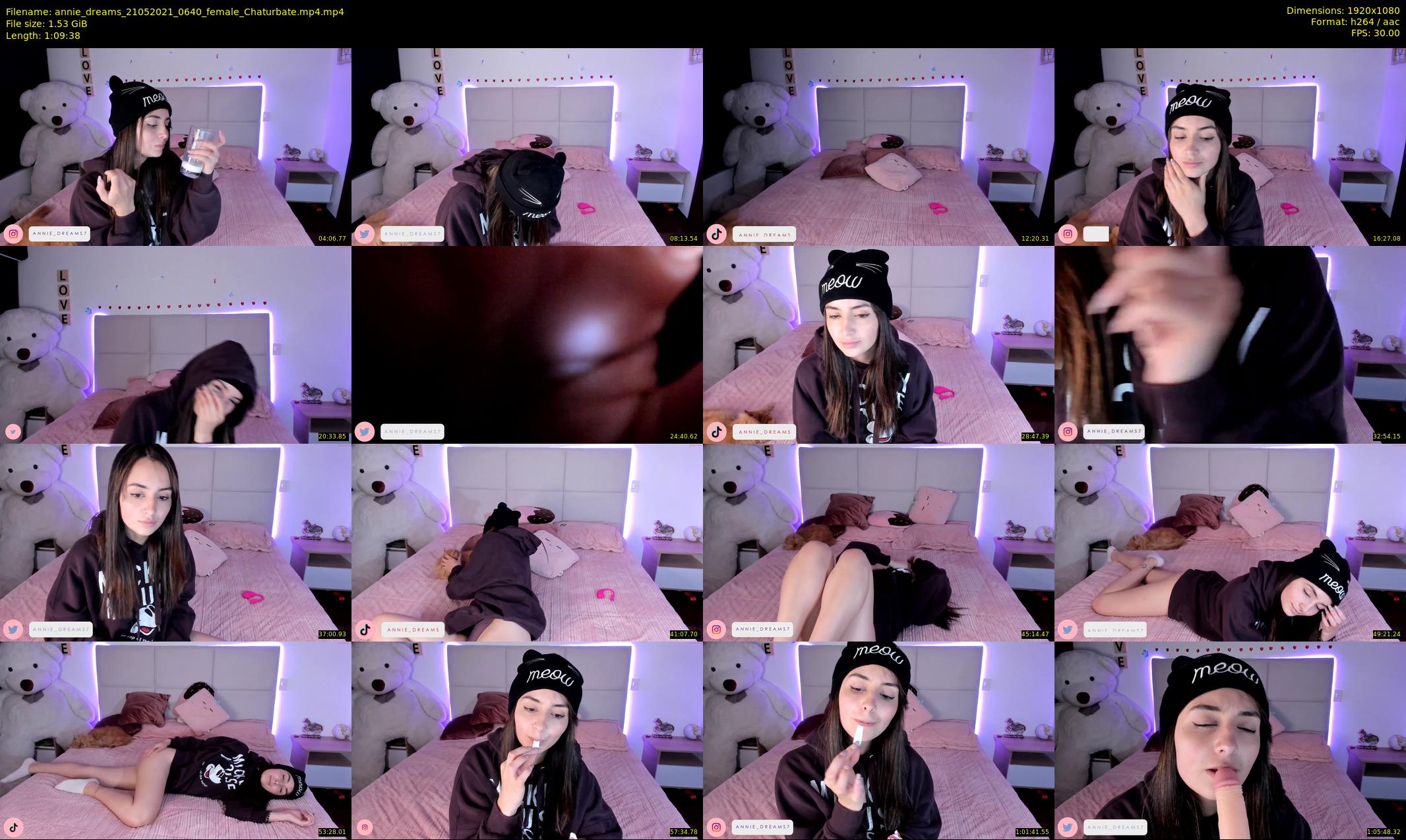 annie_dreams — 70 minute Chaturbate female cam show recording, 1080p, May 21, 2021