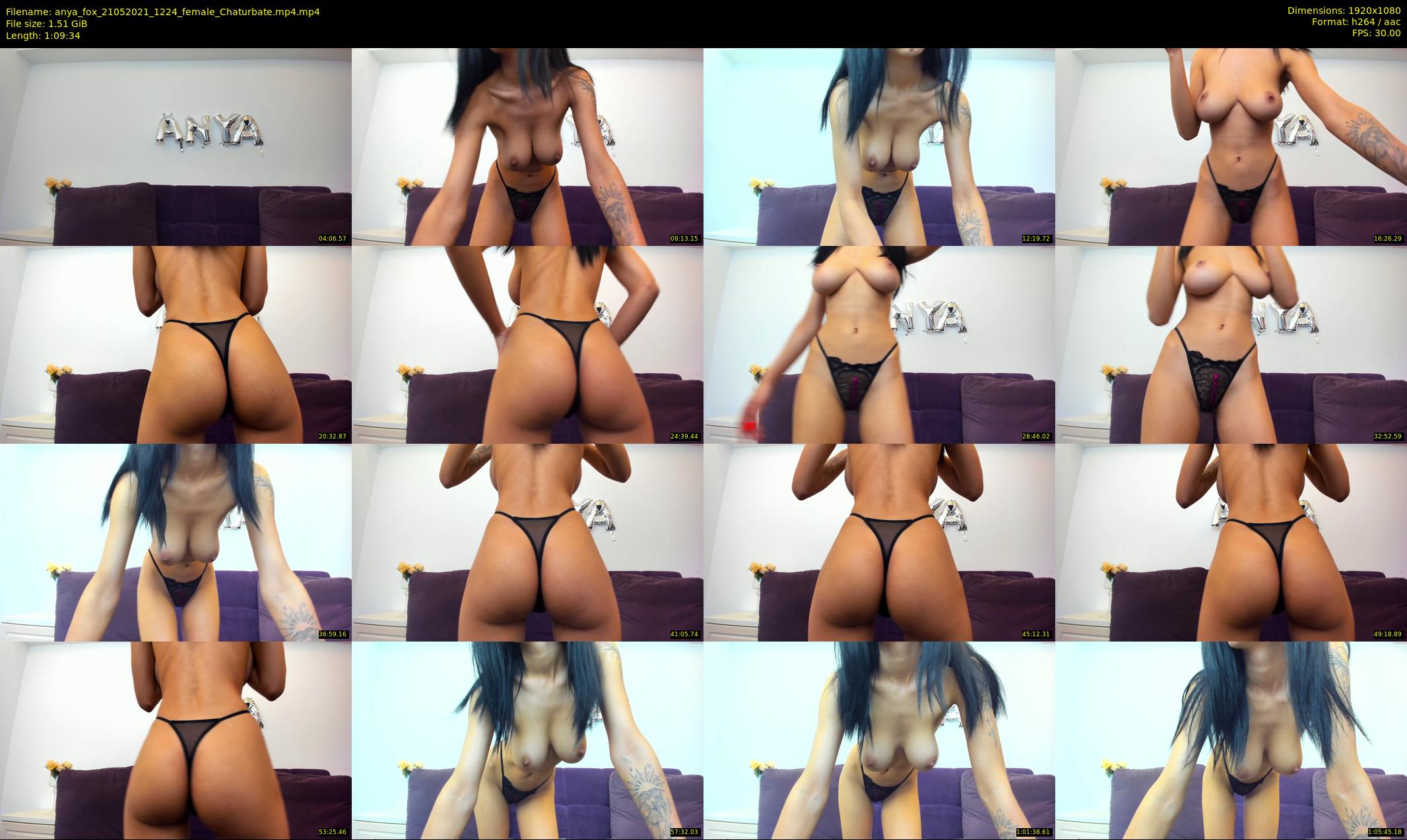 anya_fox — 70 minute Chaturbate female cam show recording, 1080p, May 21, 2021
