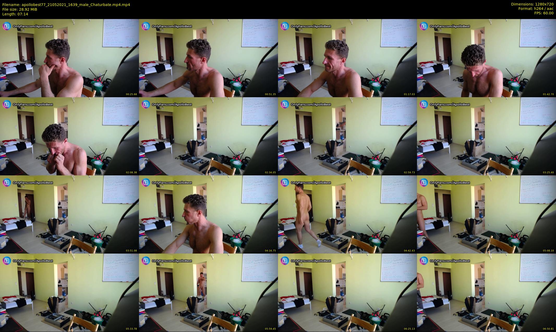 apollobest77 — 8 minute Chaturbate male cam show recording, 720p, May 21, 2021