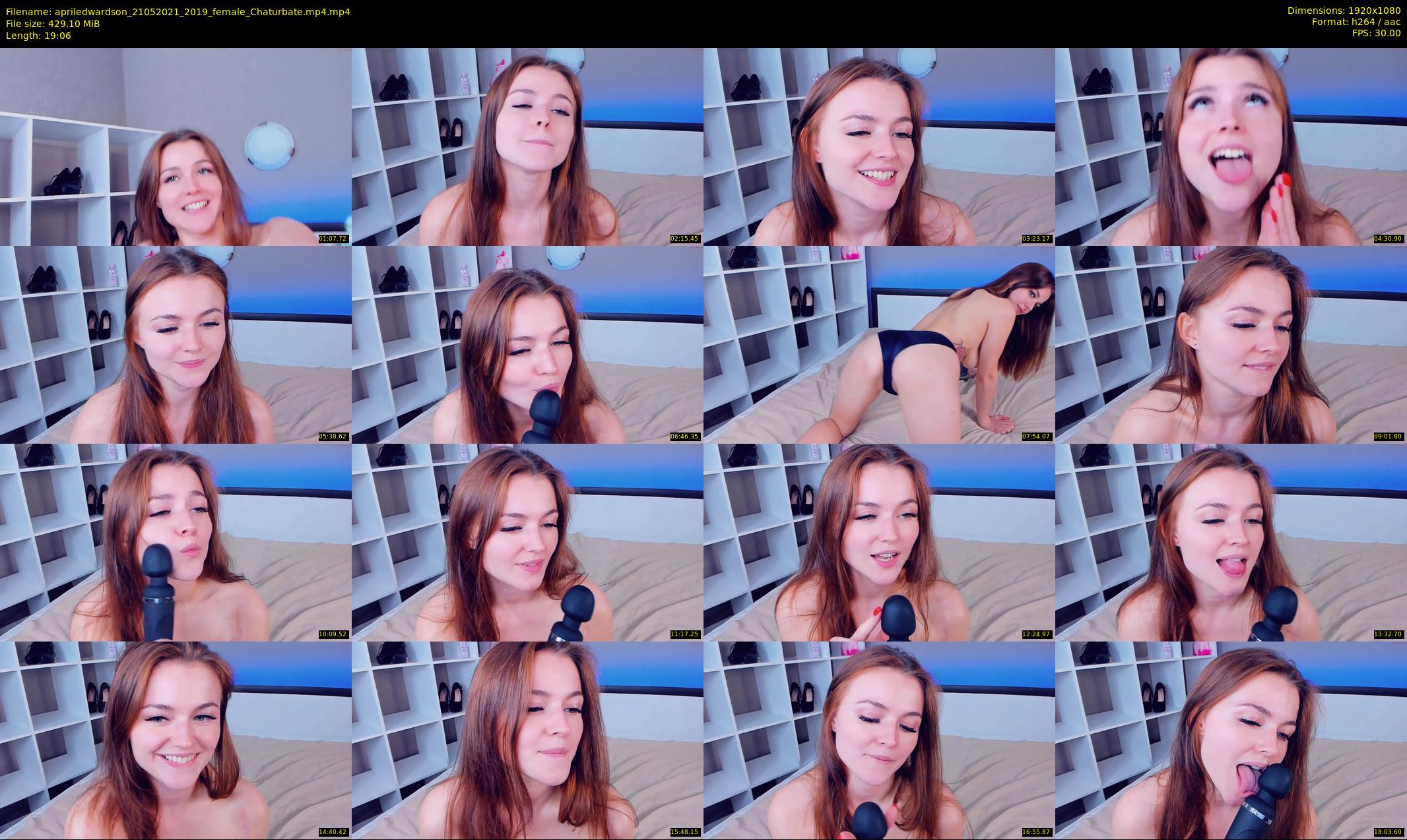 apriledwardson — 20 minute Chaturbate couple cam show recording, 1080p, May 21, 2021