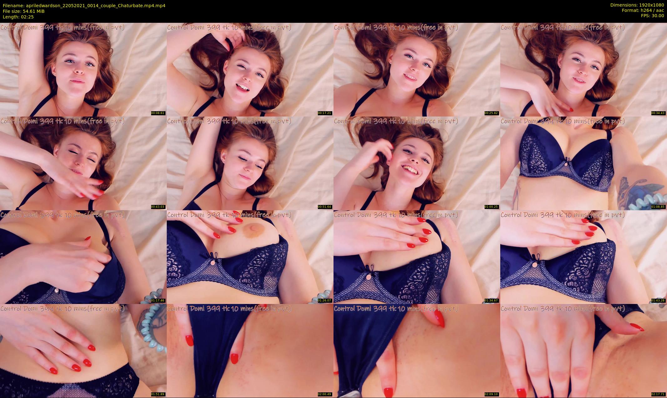 apriledwardson — 3 minute Chaturbate couple cam show recording, 1080p, May 22, 2021
