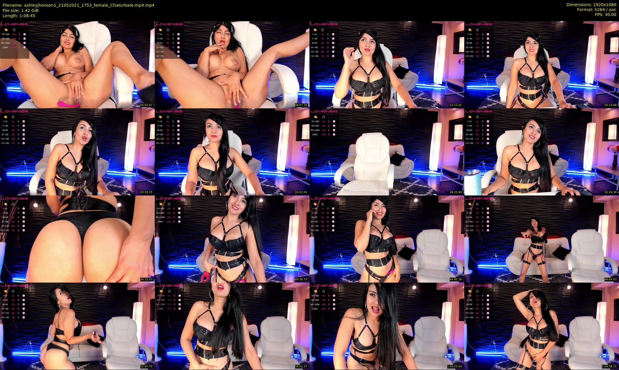 ashleyjhonson1 — 69 minute Chaturbate female cam show recording, 1080p, May 21, 2021